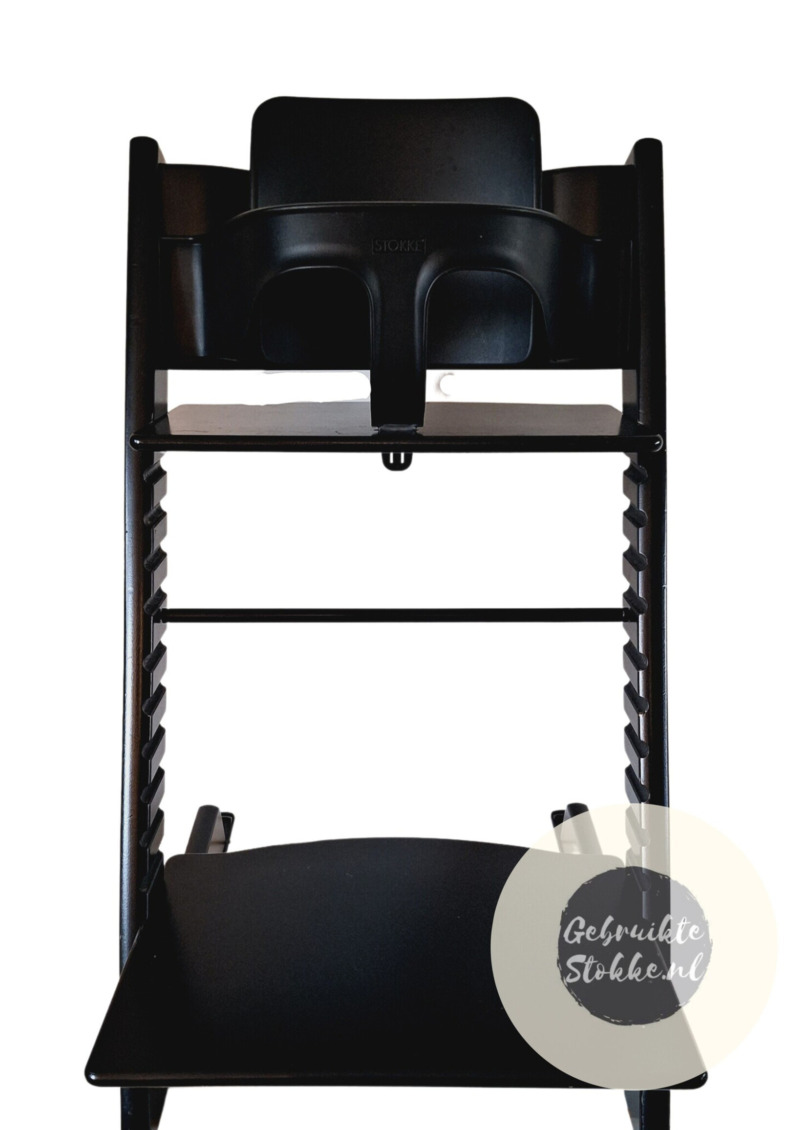 Stokke Tripp Trapp kinderstoel zwart compleet