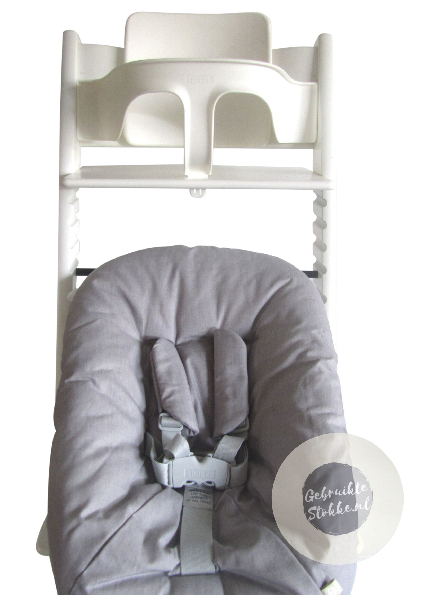 Stokke Tripp Trapp kinderstoel wit compleet