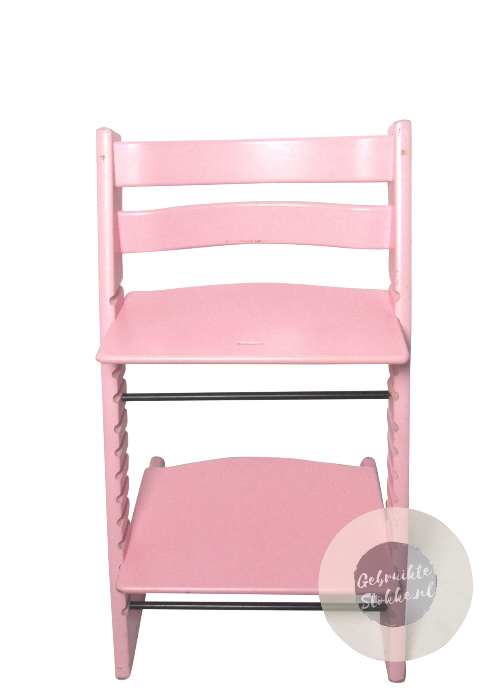 Stokke Tripp Trapp kinderstoel pink licht gebruikt