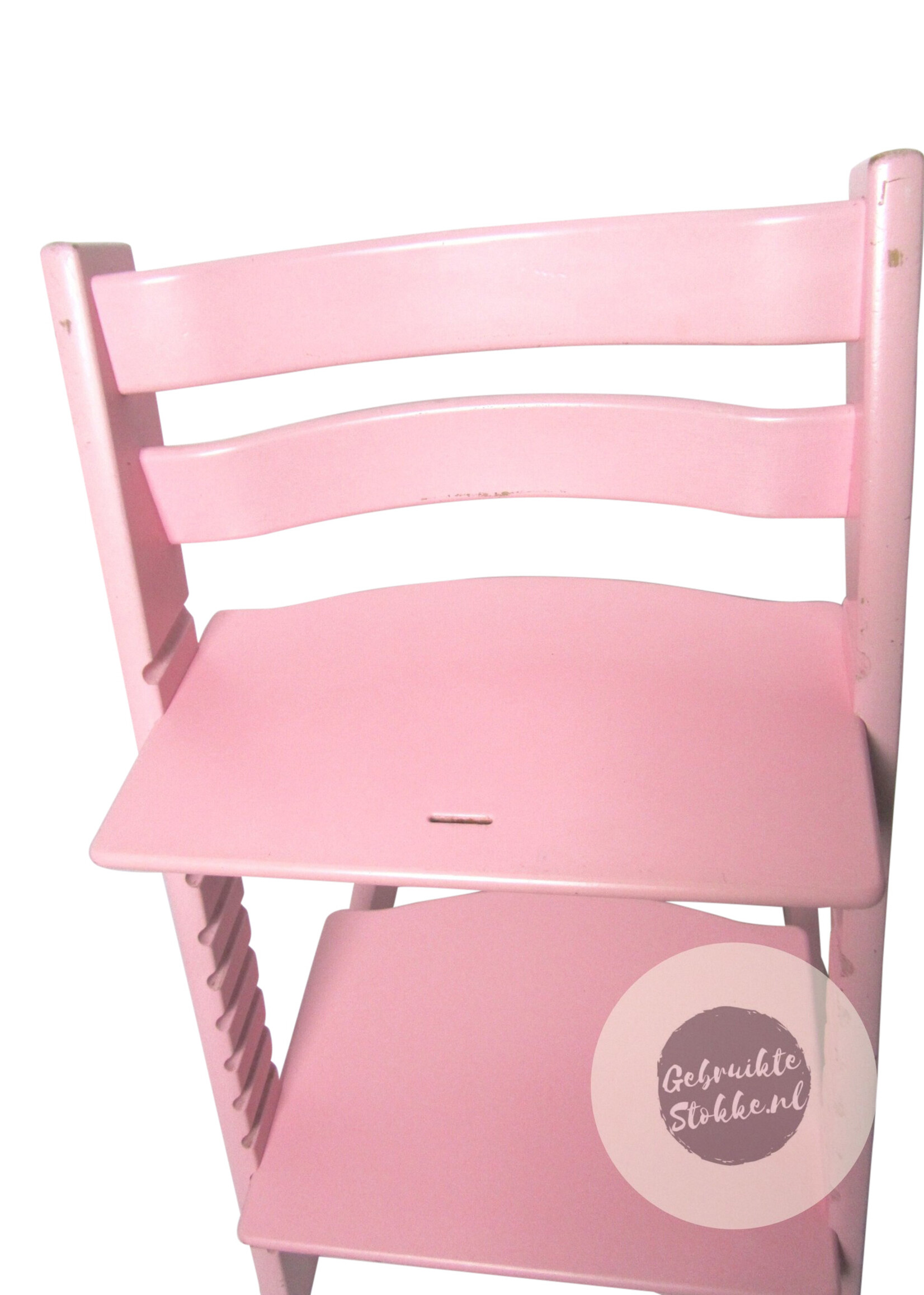 Stokke Tripp Trapp kinderstoel pink licht gebruikt