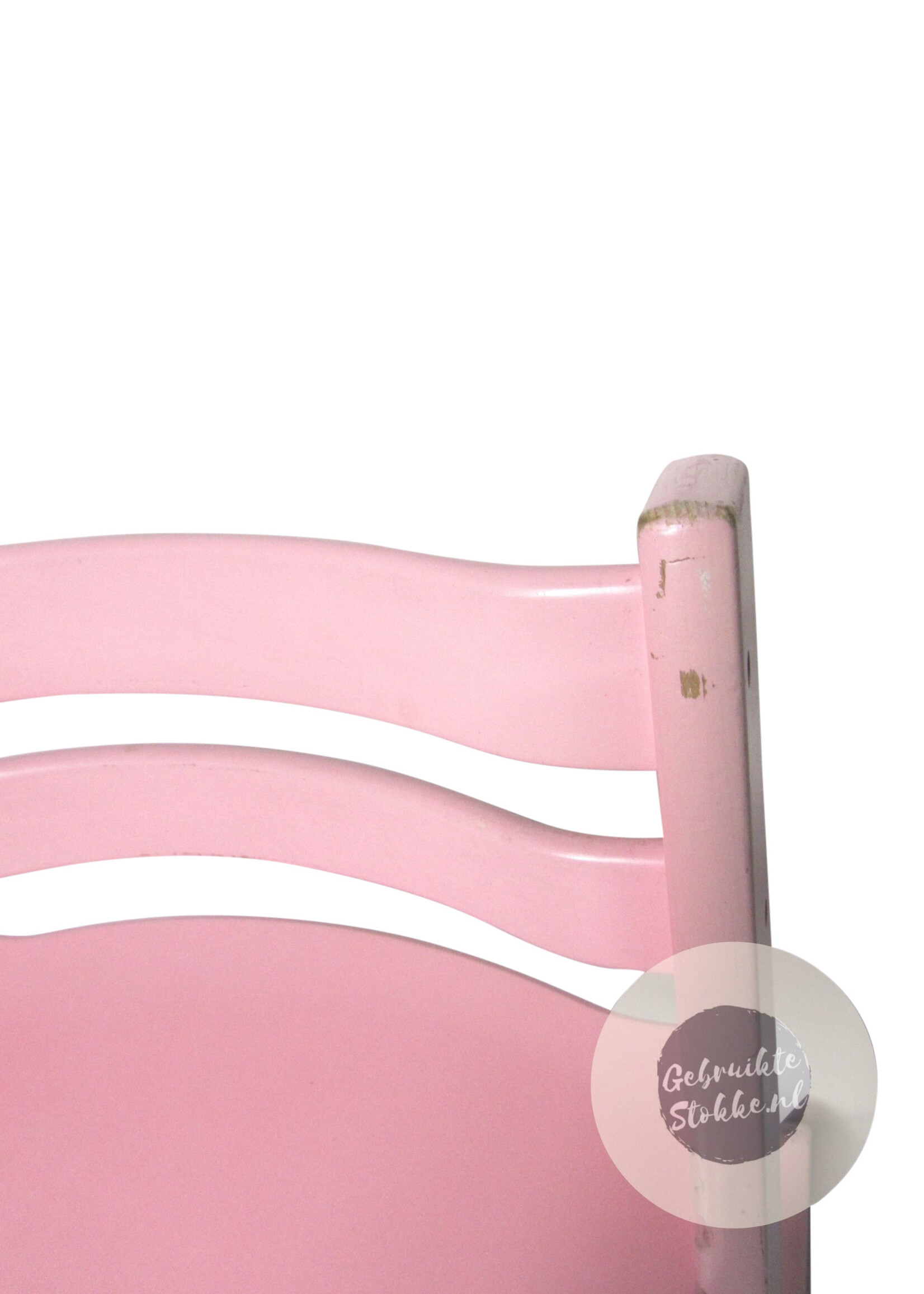 Stokke Tripp Trapp kinderstoel pink licht gebruikt