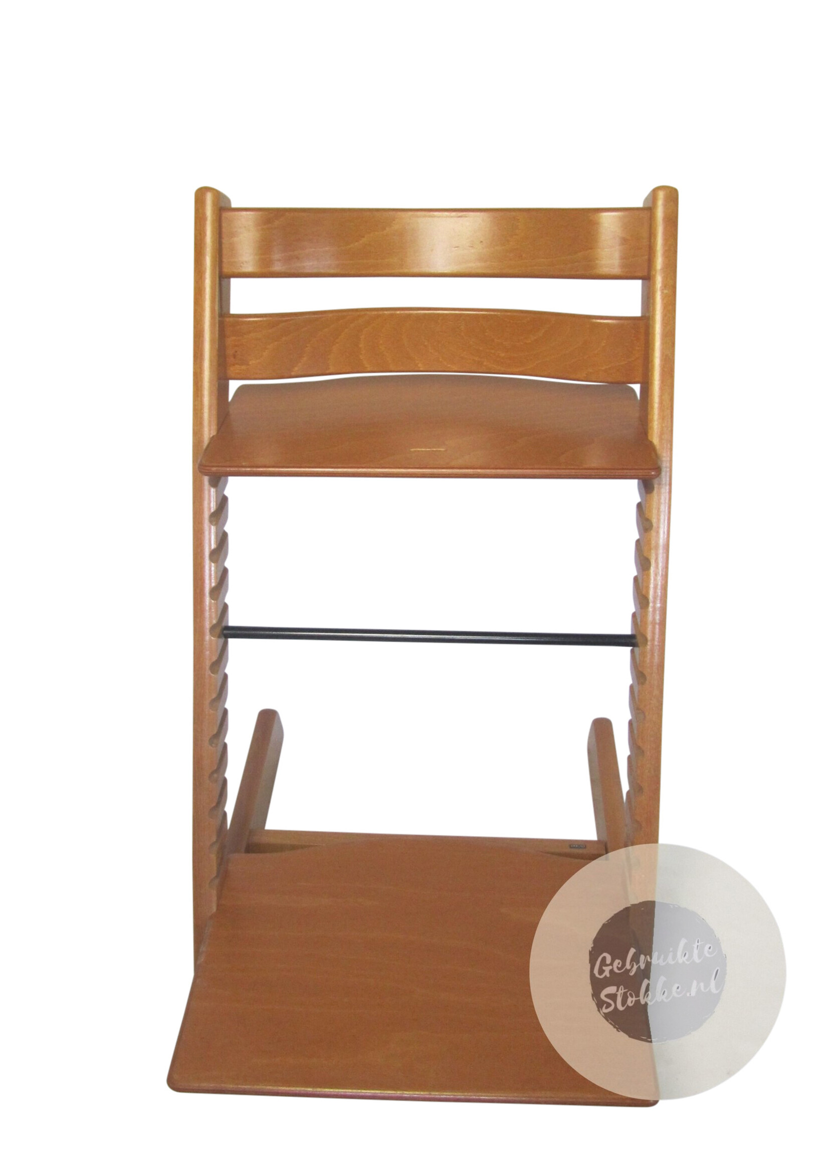 Stokke kinderstoel kersen licht gebruikt