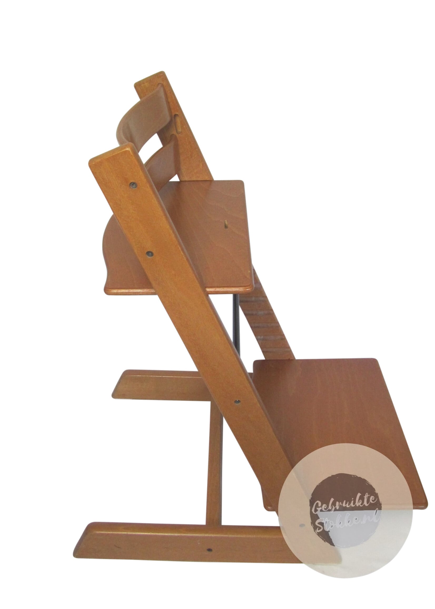Stokke kinderstoel kersen licht gebruikt