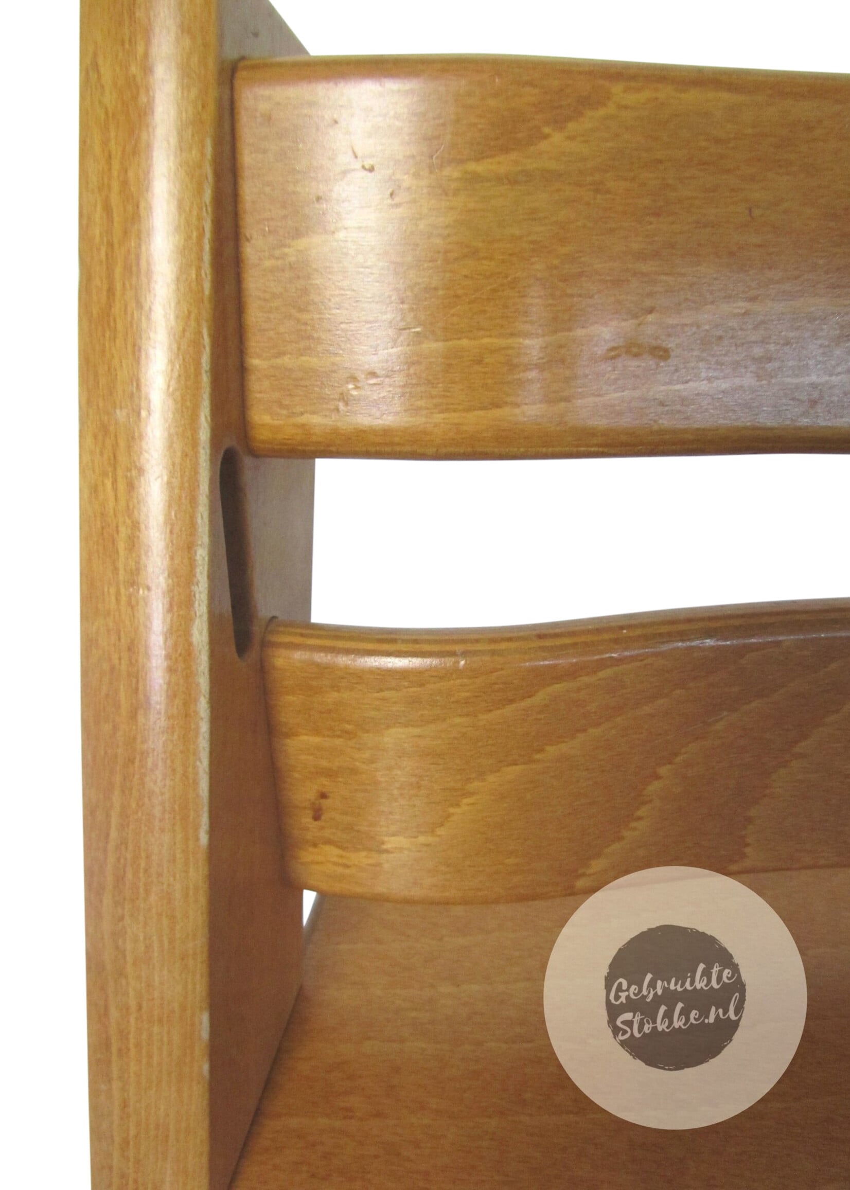 Stokke kinderstoel kersen licht gebruikt