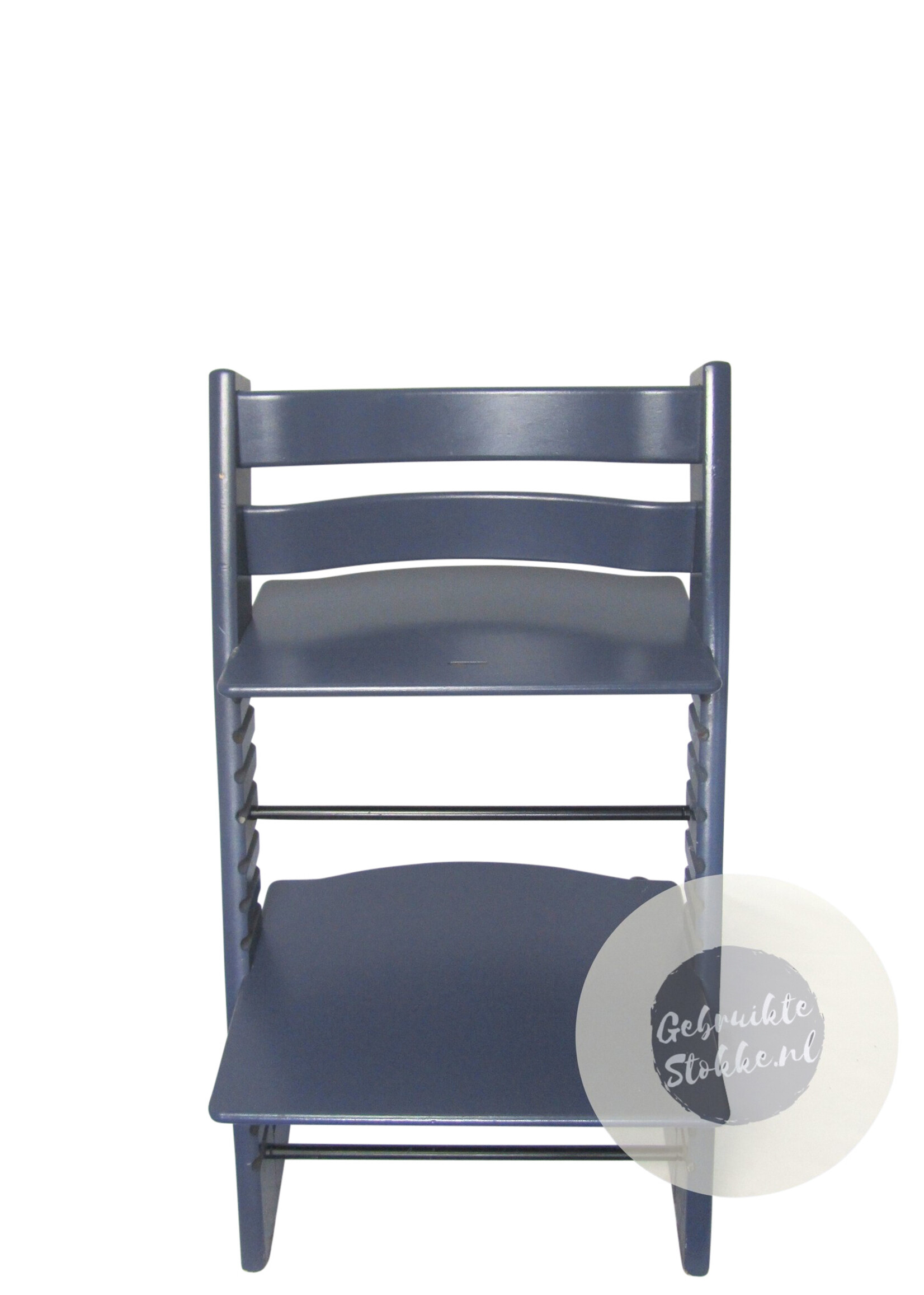 Stokke Tripp Trapp kinderstoel dark blue licht gebruikt