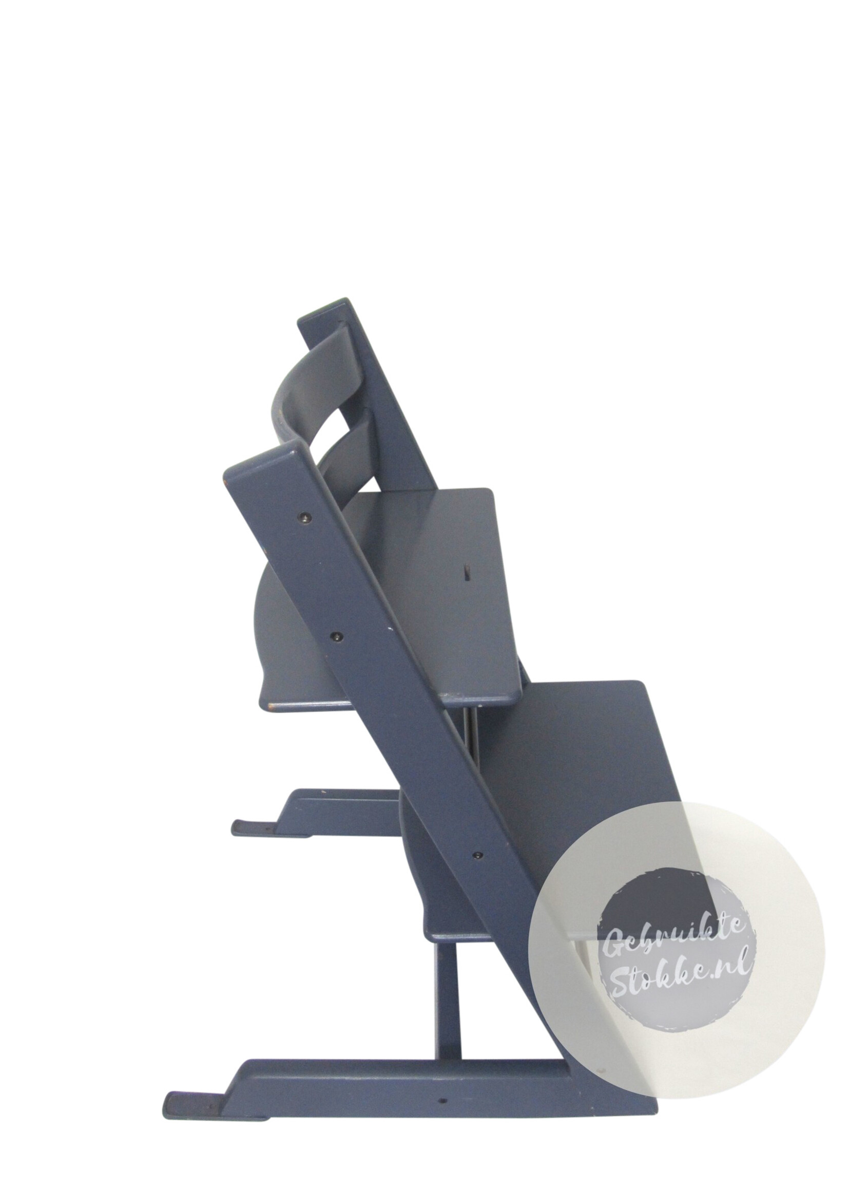 Stokke Tripp Trapp kinderstoel dark blue licht gebruikt