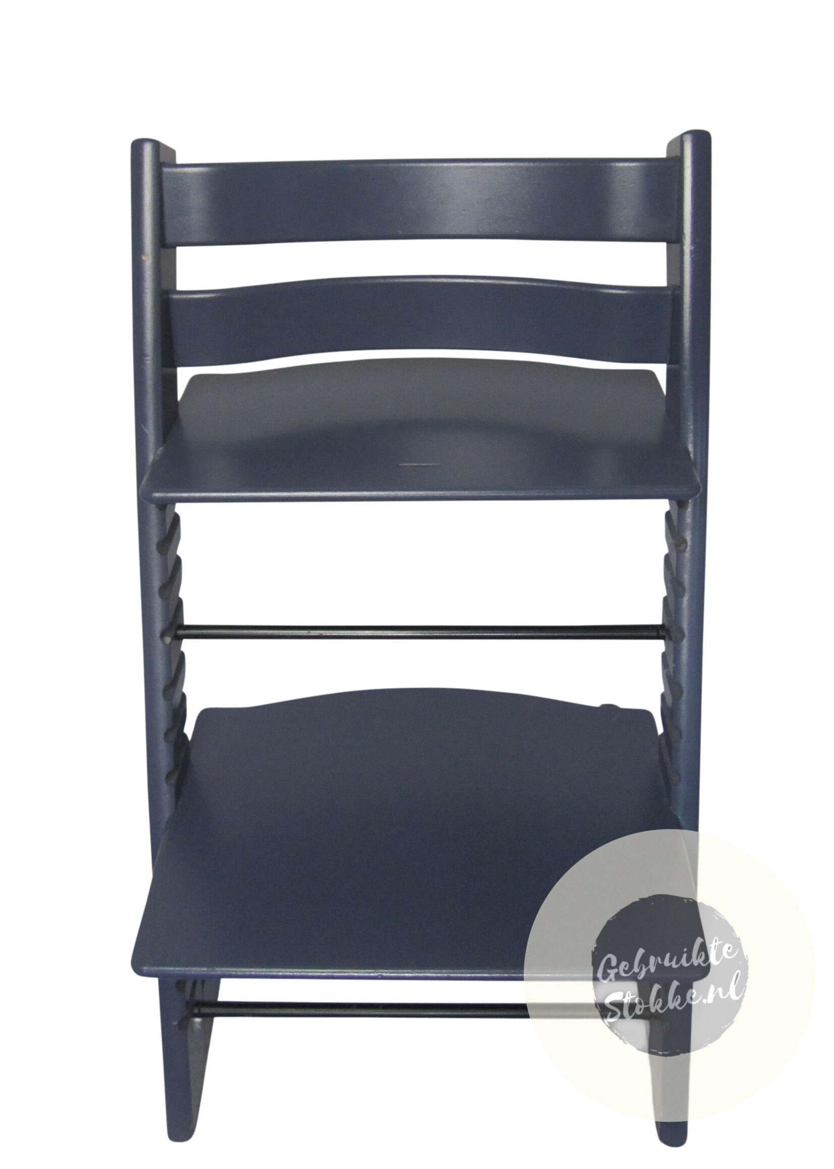 Stokke Tripp Trapp kinderstoel dark blue licht gebruikt