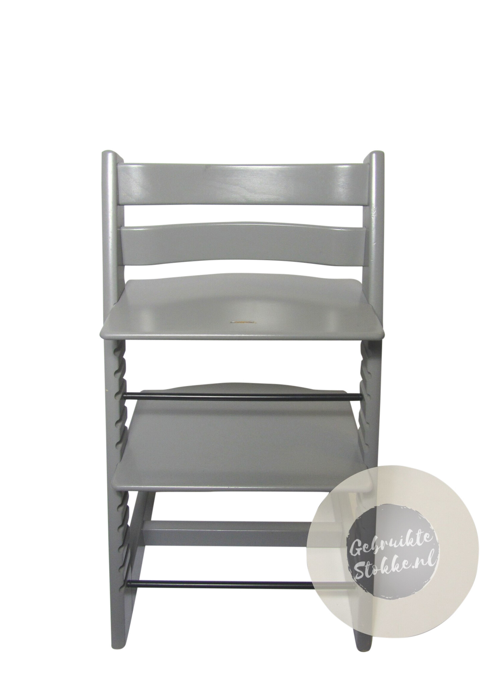 Stokke Tripp Trapp kinderstoel storm grey licht gebruikt