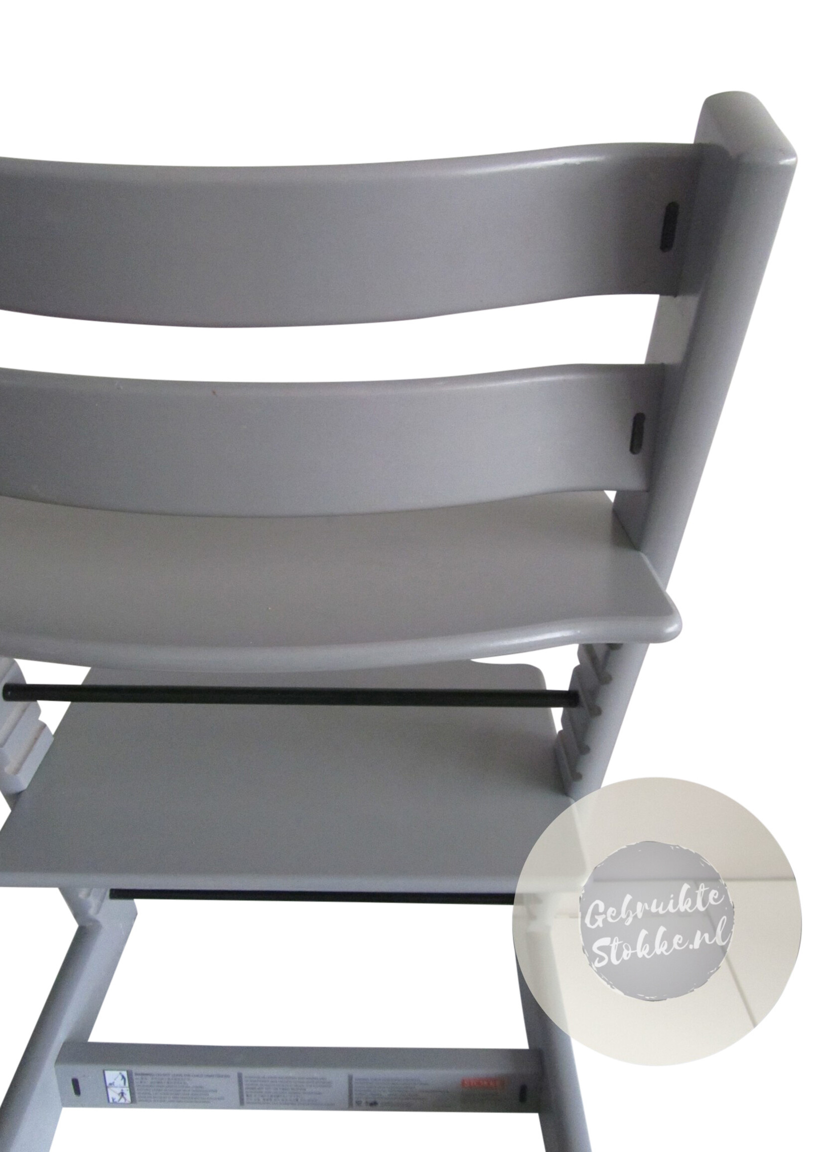 Stokke Tripp Trapp kinderstoel storm grey licht gebruikt