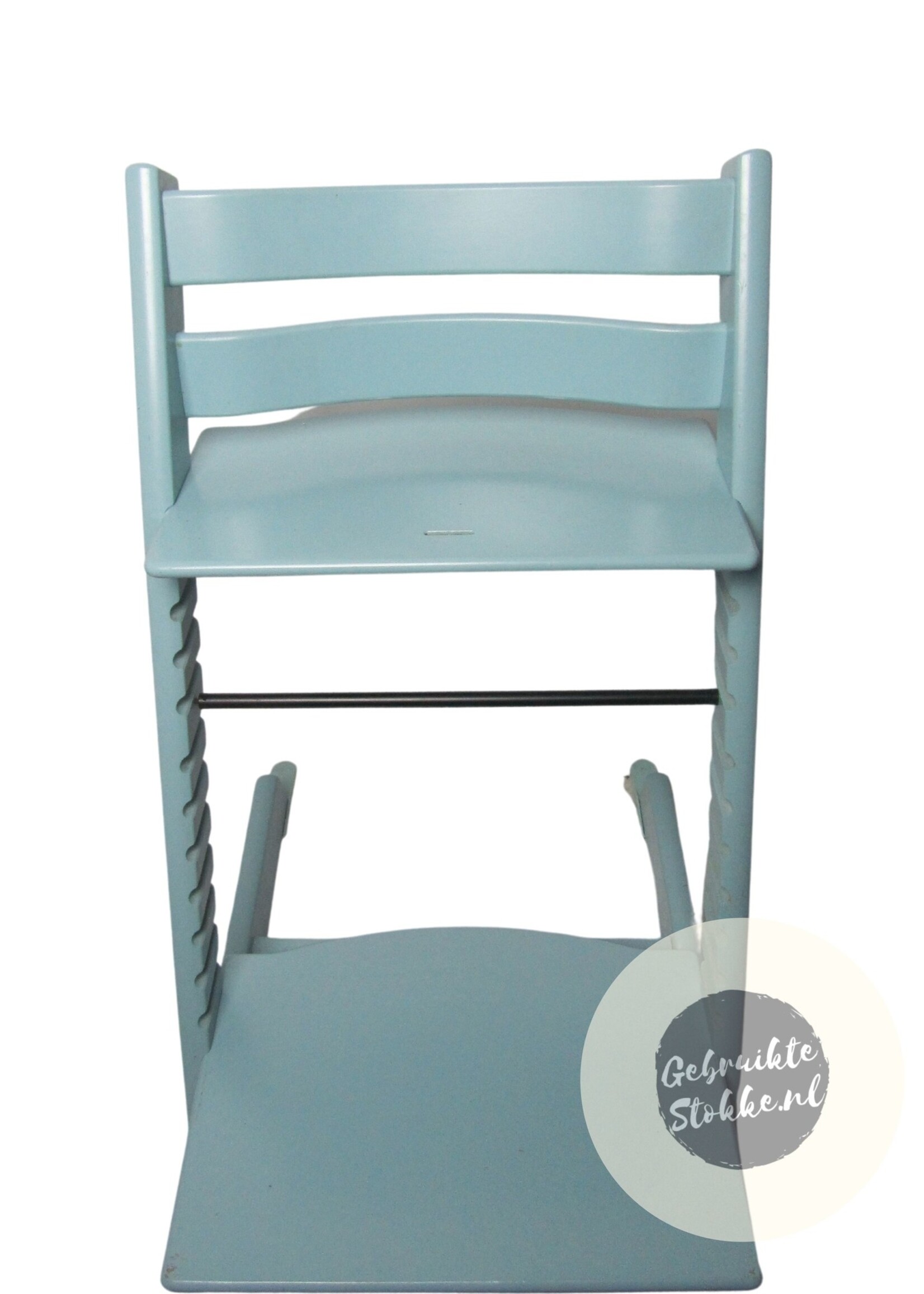 Stokke Tripp Trapp kinderstoel aqua blue licht gebruikt
