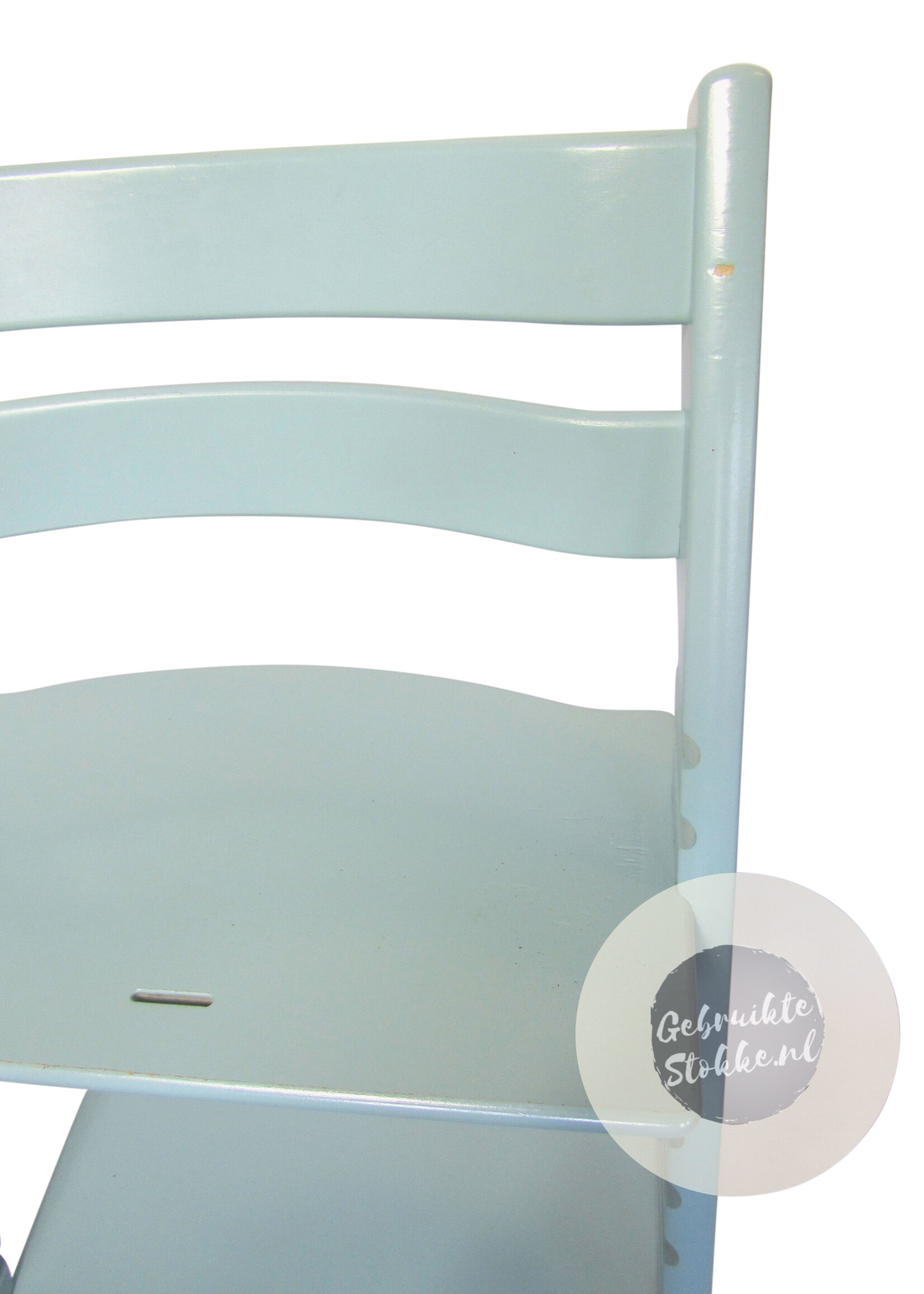 Stokke Tripp Trapp kinderstoel aqua blue licht gebruikt