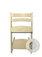 Kinderstoel white wash zichtbaar gebruikt