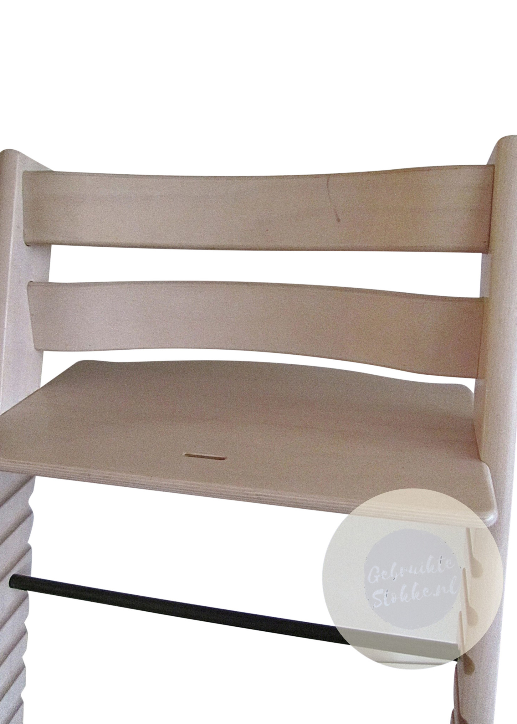 Stokke Tripp Trapp kinderstoel white wash licht gebruikt