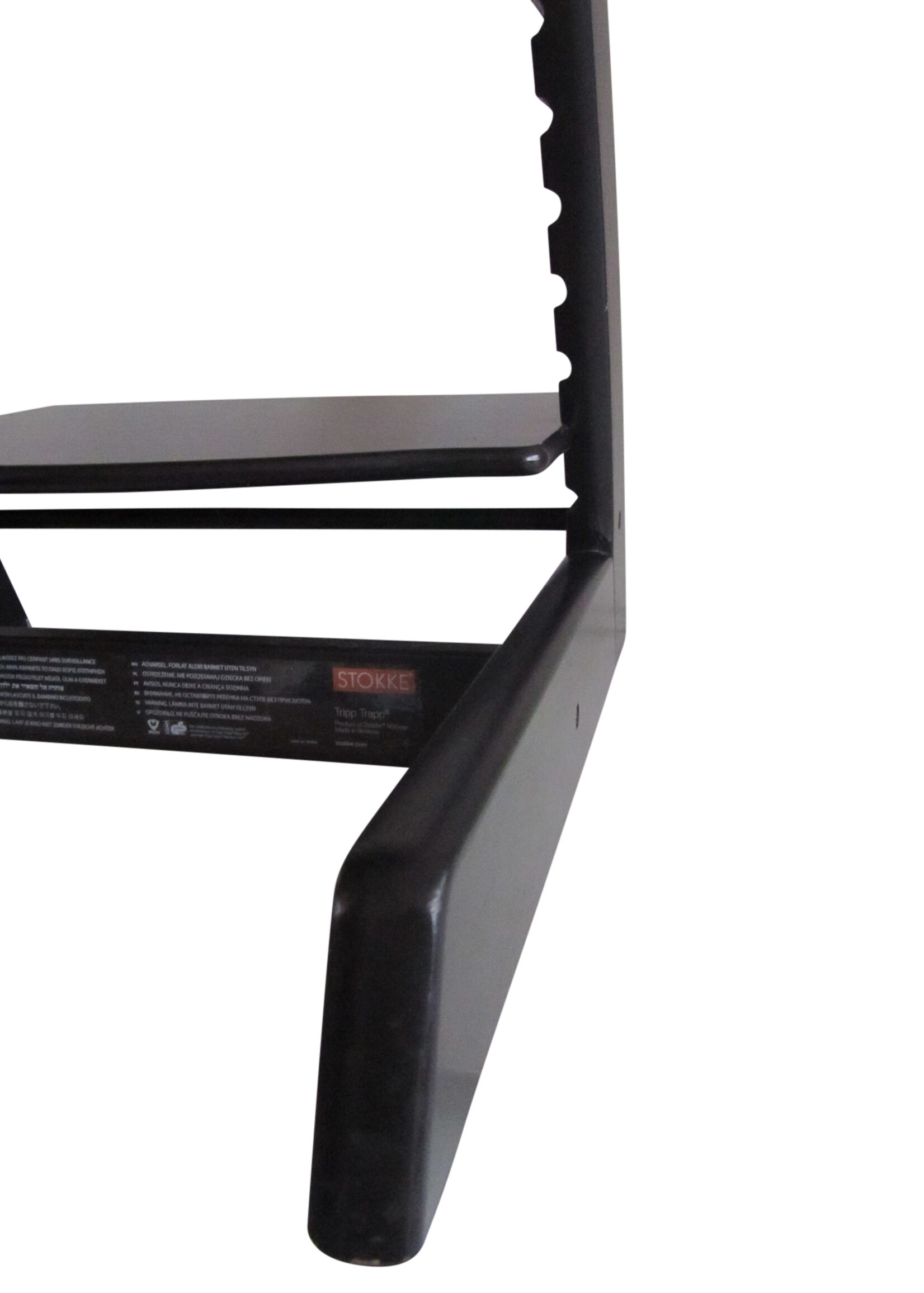 Stokke Tripp Trapp kinderstoel zwart licht gebruikt