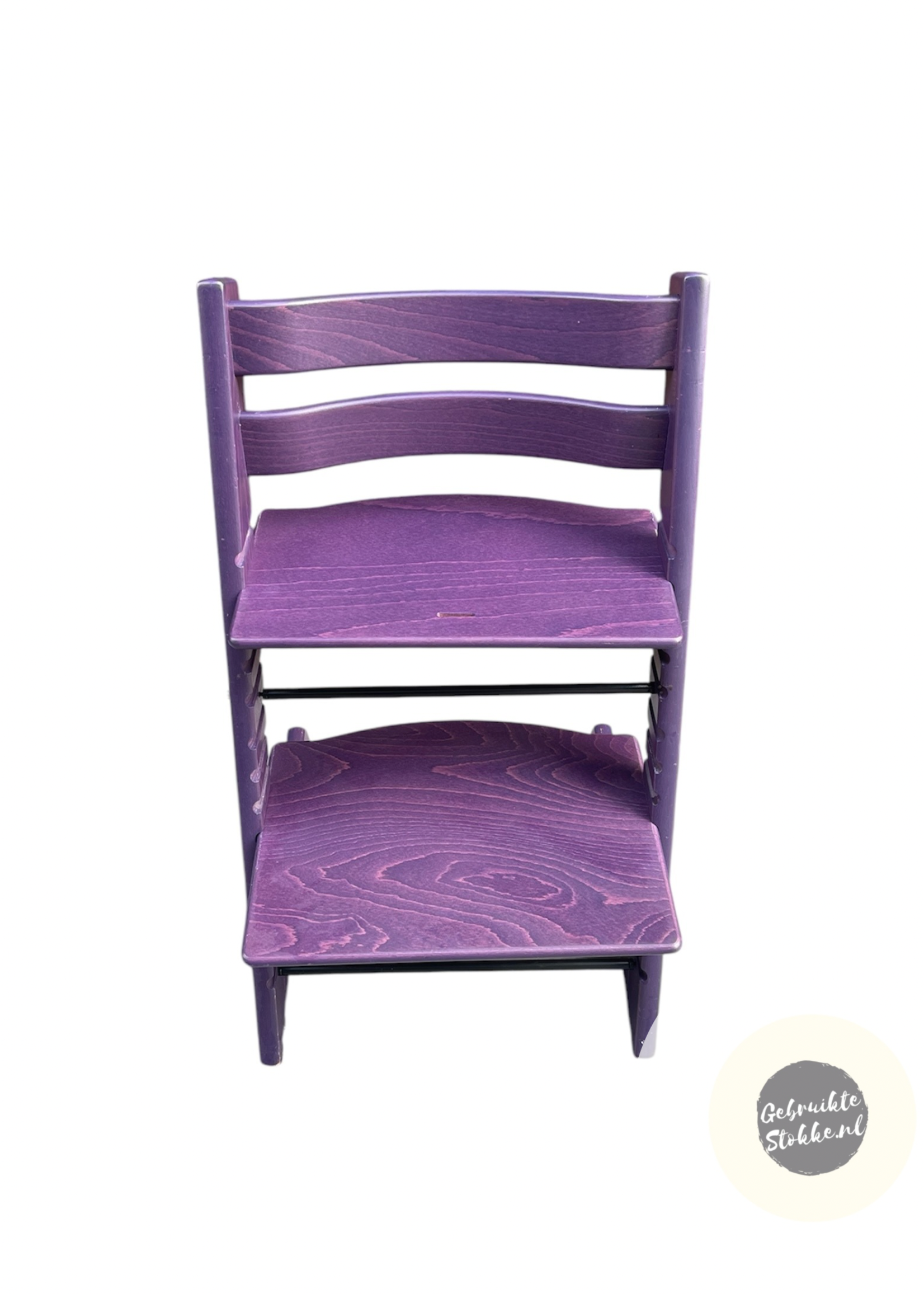 Stokke Tripp Trapp kinderstoel plum purple licht gebruikt
