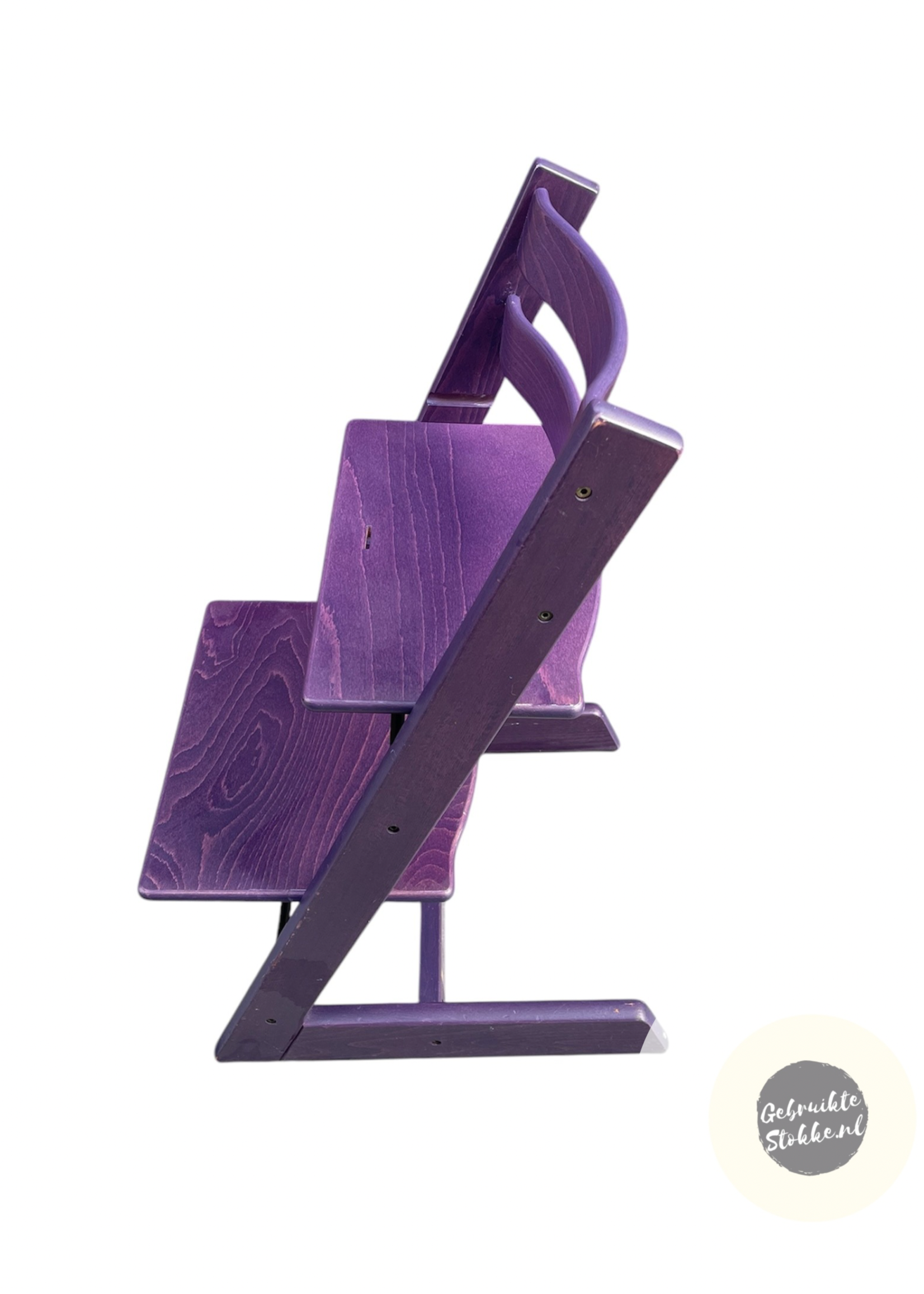 Stokke Tripp Trapp kinderstoel plum purple licht gebruikt
