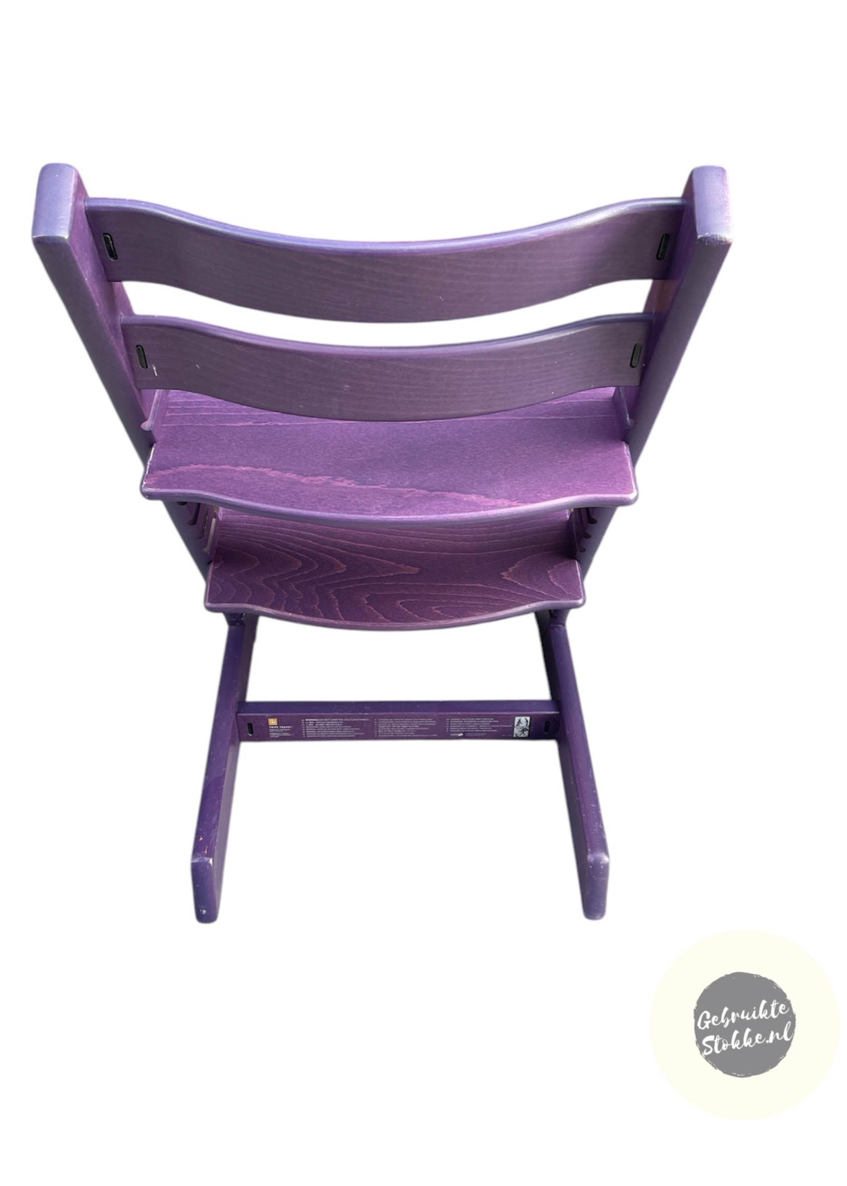 Stokke Tripp Trapp kinderstoel plum purple licht gebruikt
