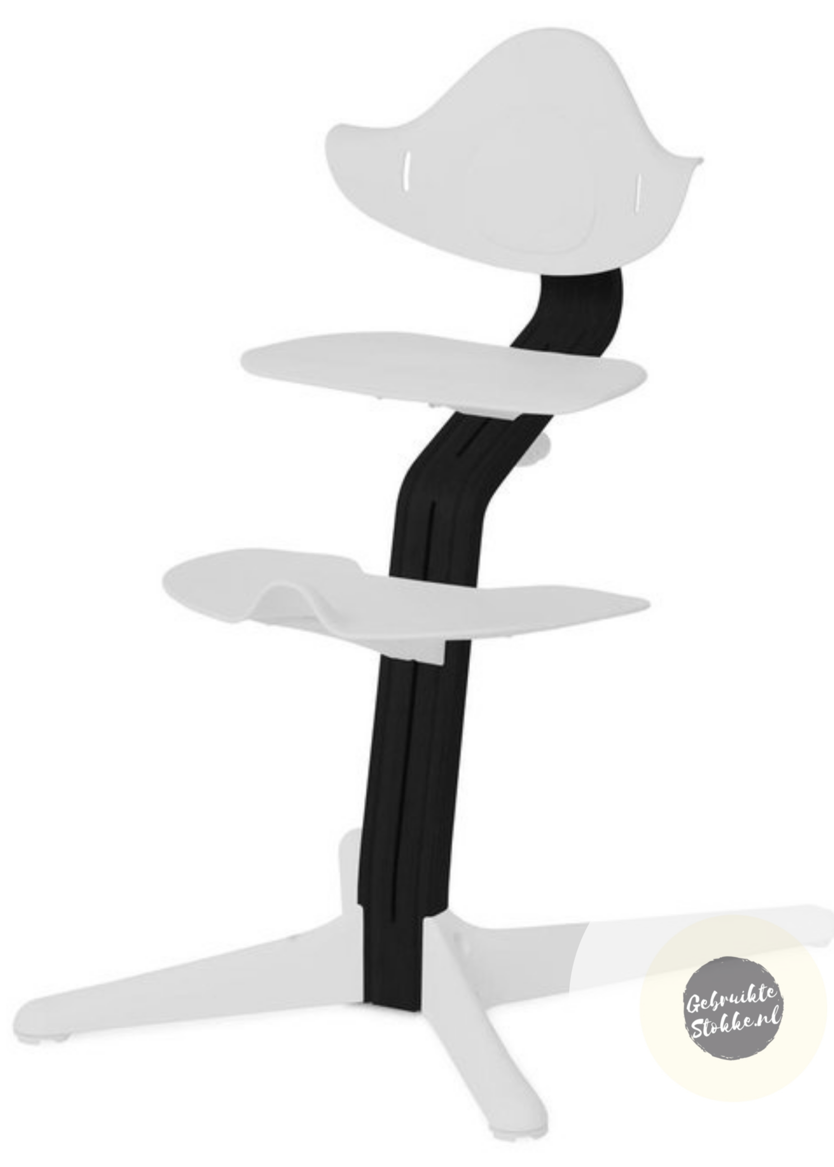 Stokke Nomi kinderstoel wit/zwart