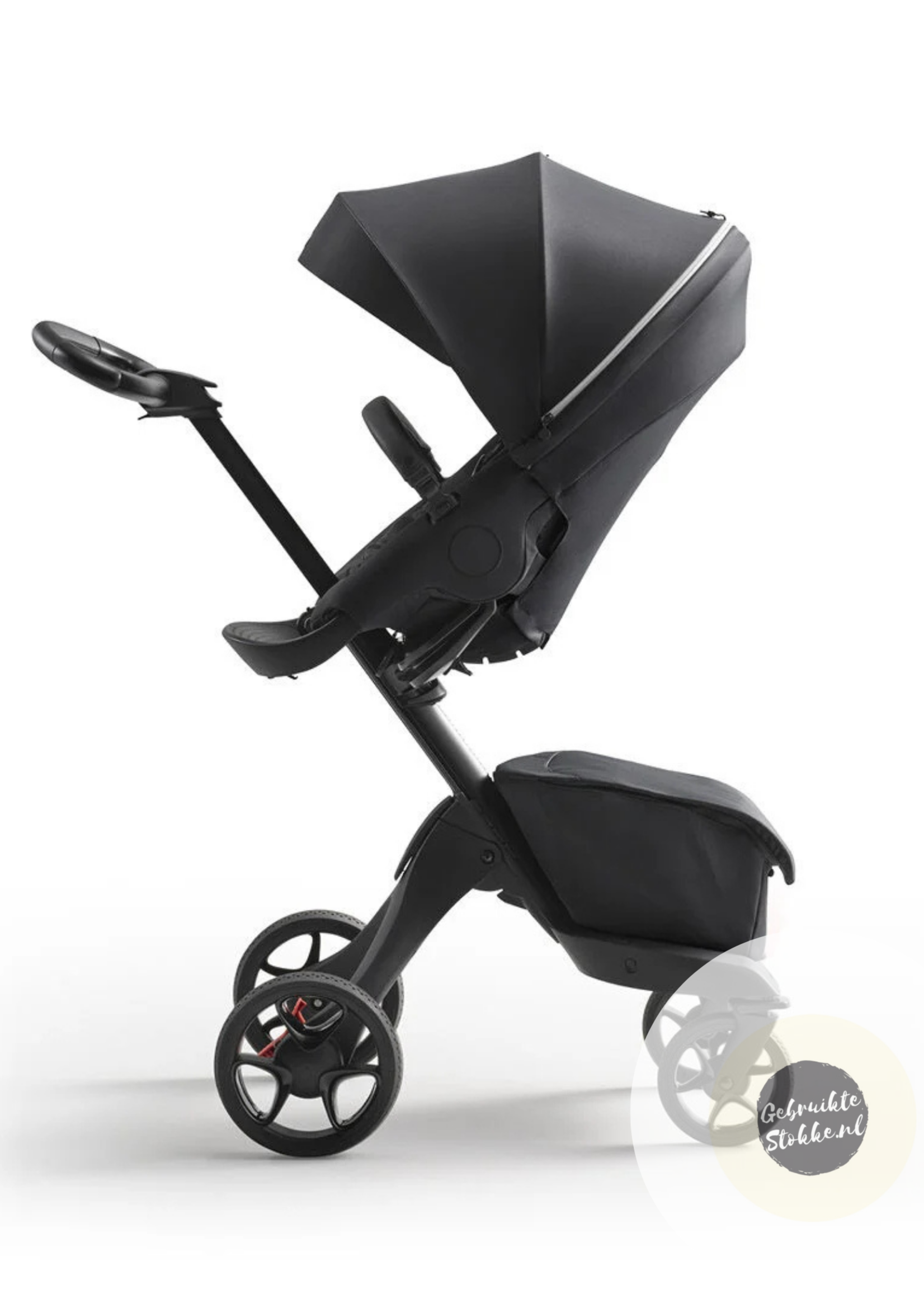Stokke Xplory X zwart met reiswieg