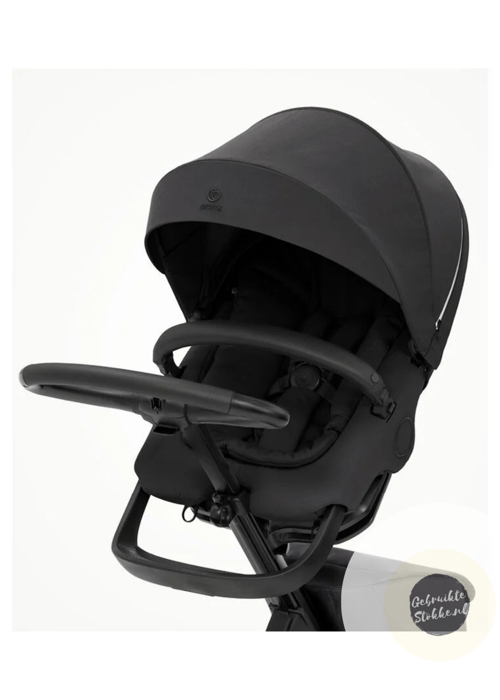 Stokke Xplory X zwart met reiswieg