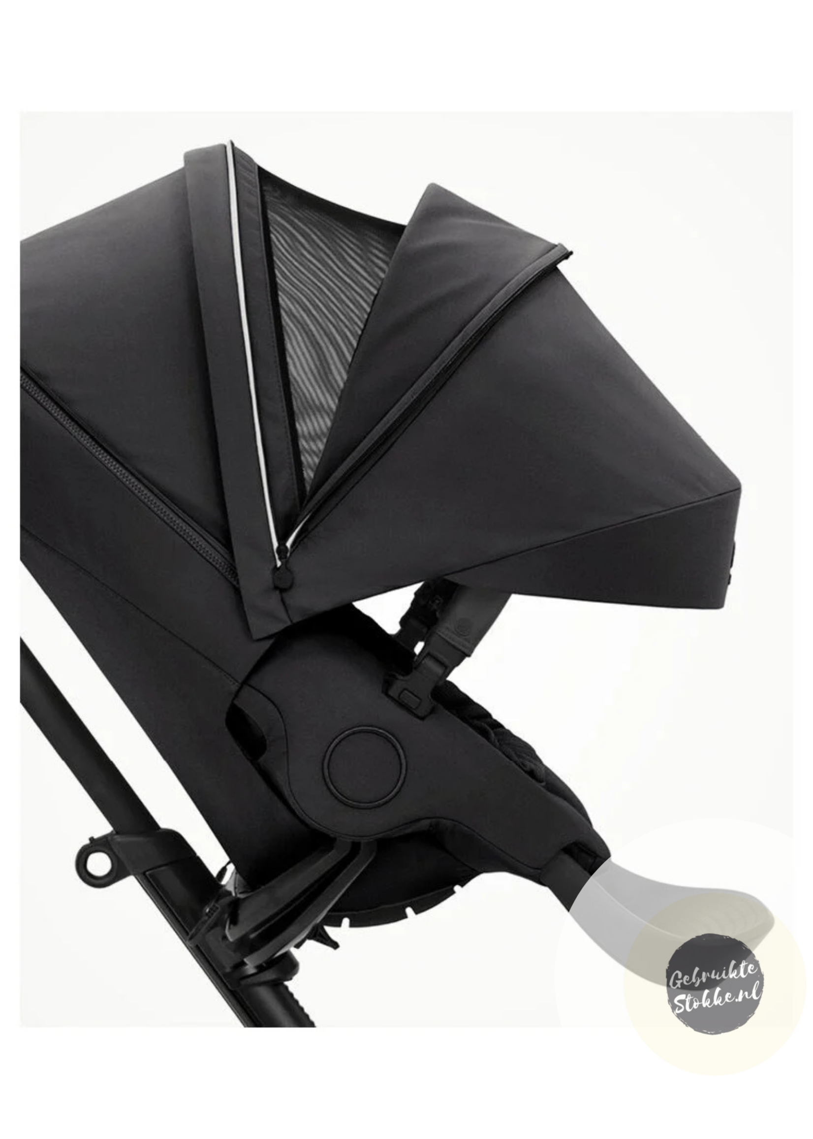 Stokke Xplory X zwart met reiswieg
