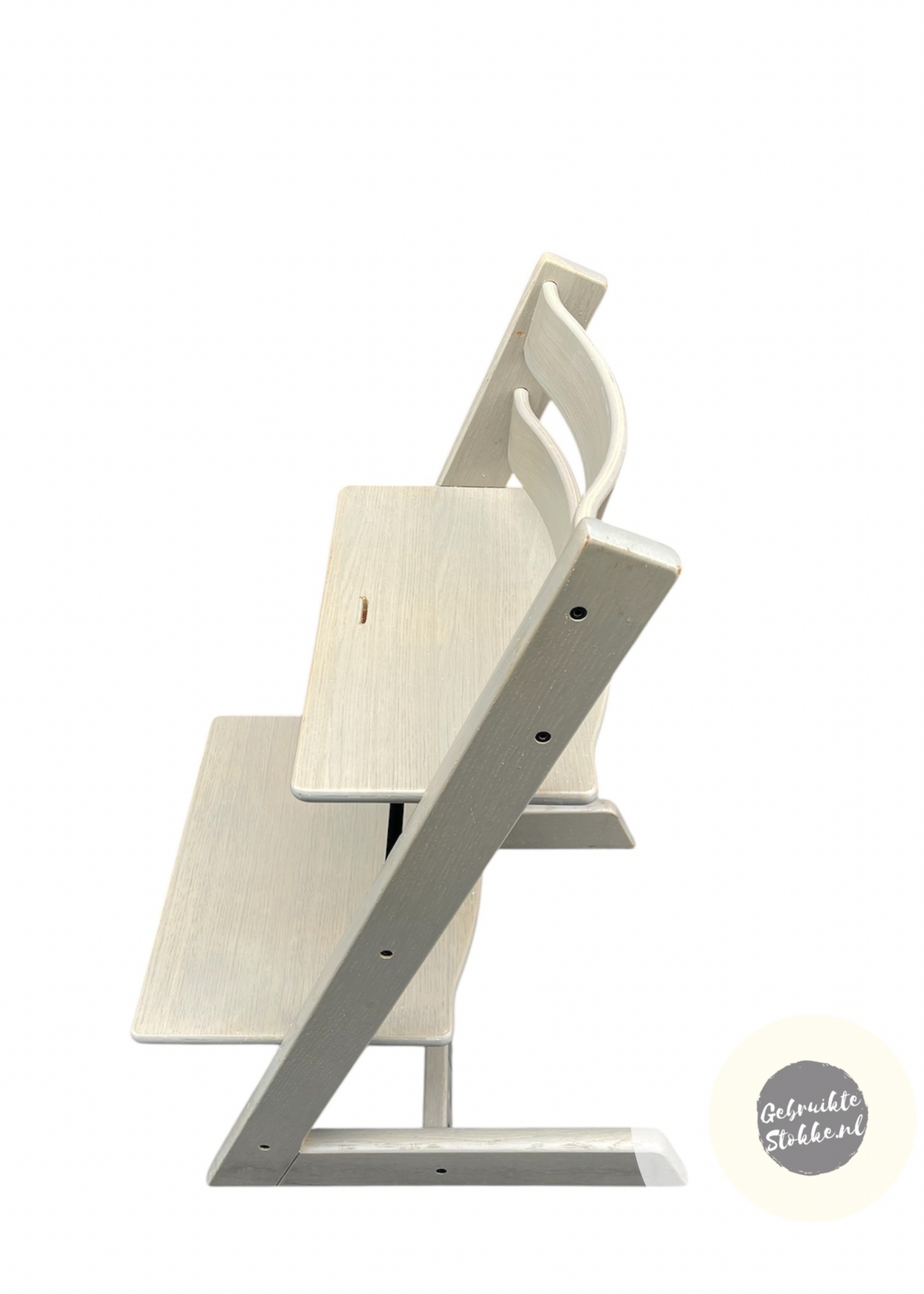 Stokke Tripp Trapp oak greywash licht gebruikt