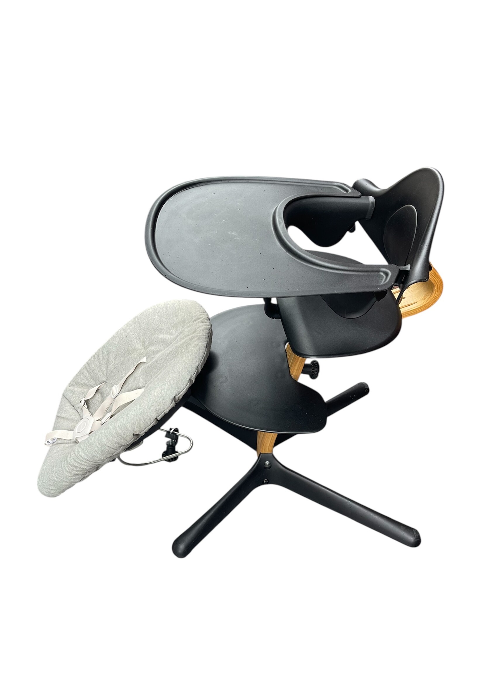 Stokke Nomi kinderstoel zwart/beuken complete set