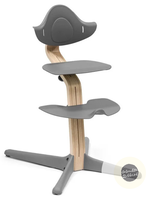 Kinderstoel grijs/beuken licht gebruikt