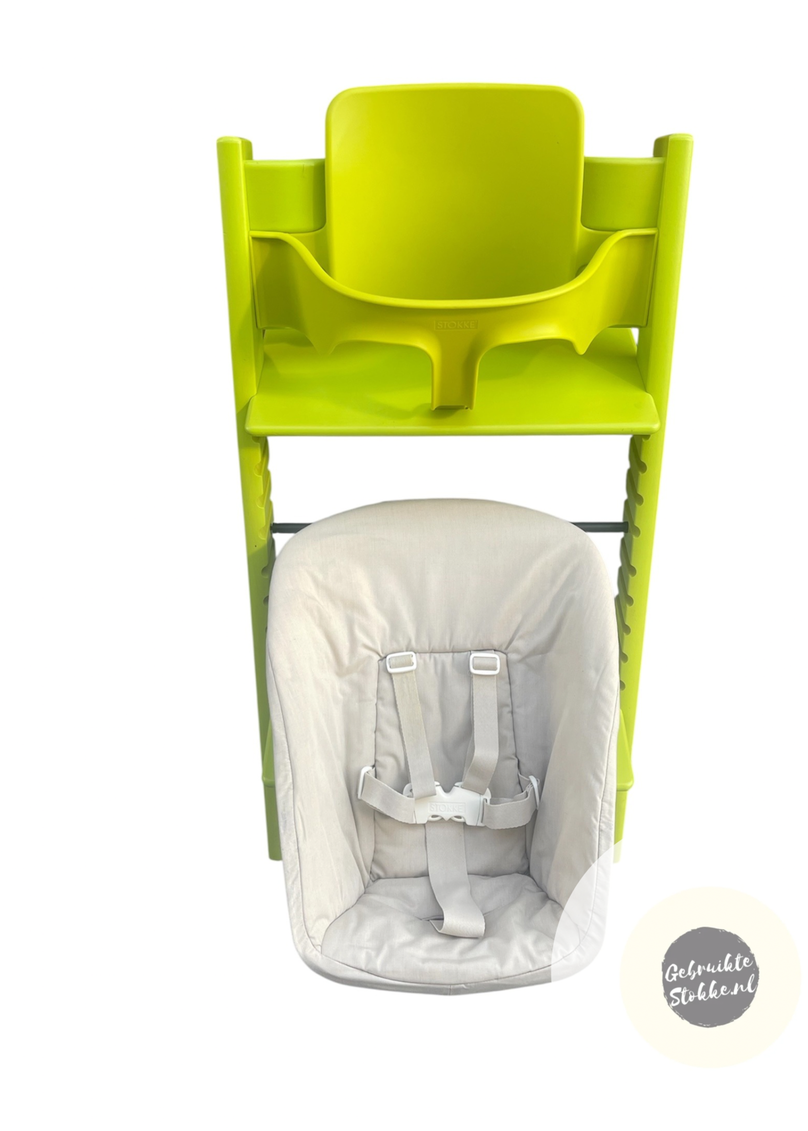 Stokke Tripp Trapp kinderstoel lime green compleet