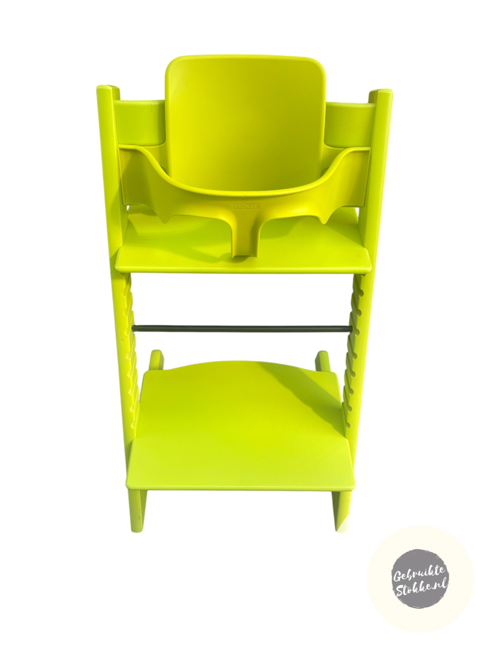 Stokke Tripp Trapp kinderstoel lime green compleet