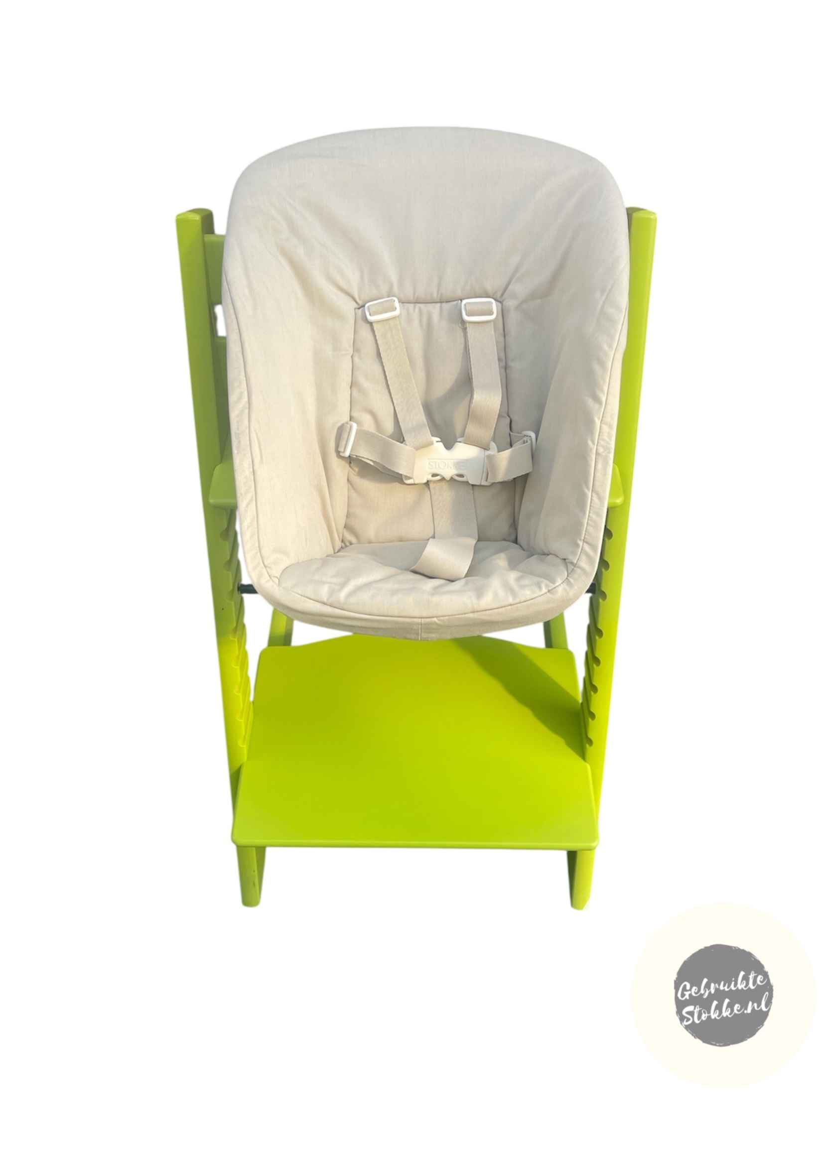 Stokke Tripp Trapp kinderstoel lime green compleet