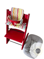 Kinderstoel rood compleet