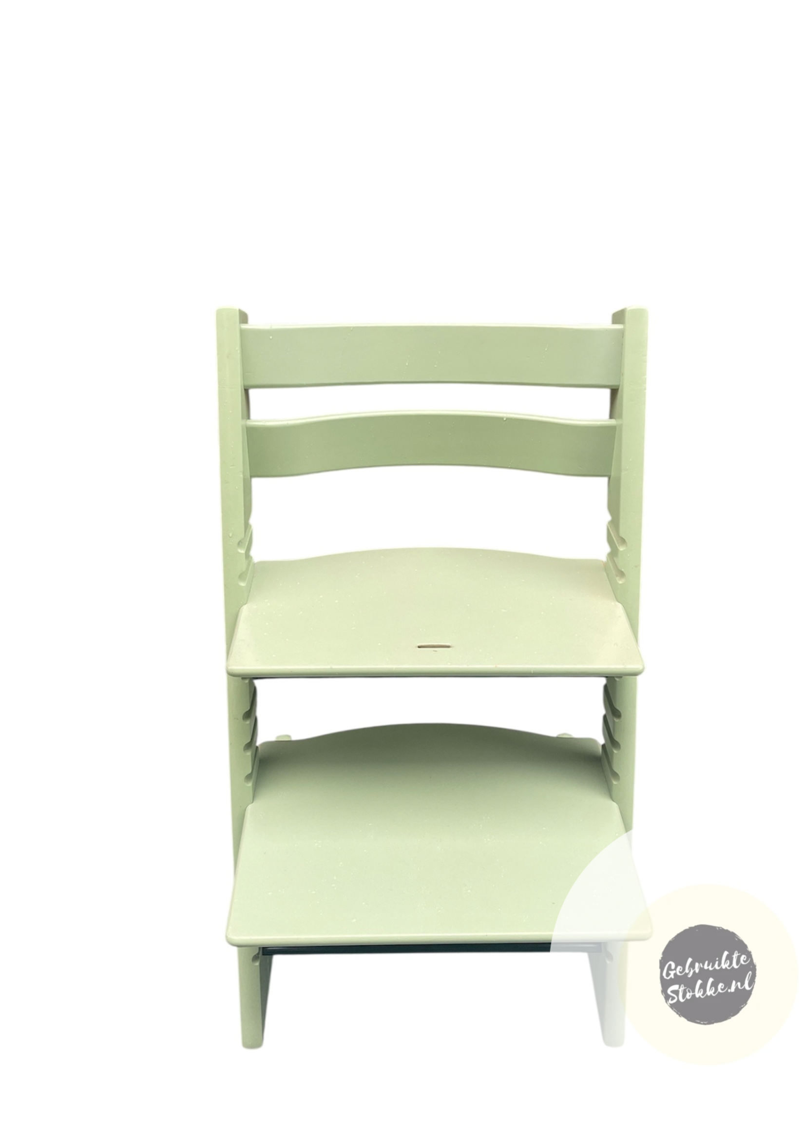 Stokke Tripp Trapp kinderstoel moss green licht gebruikt