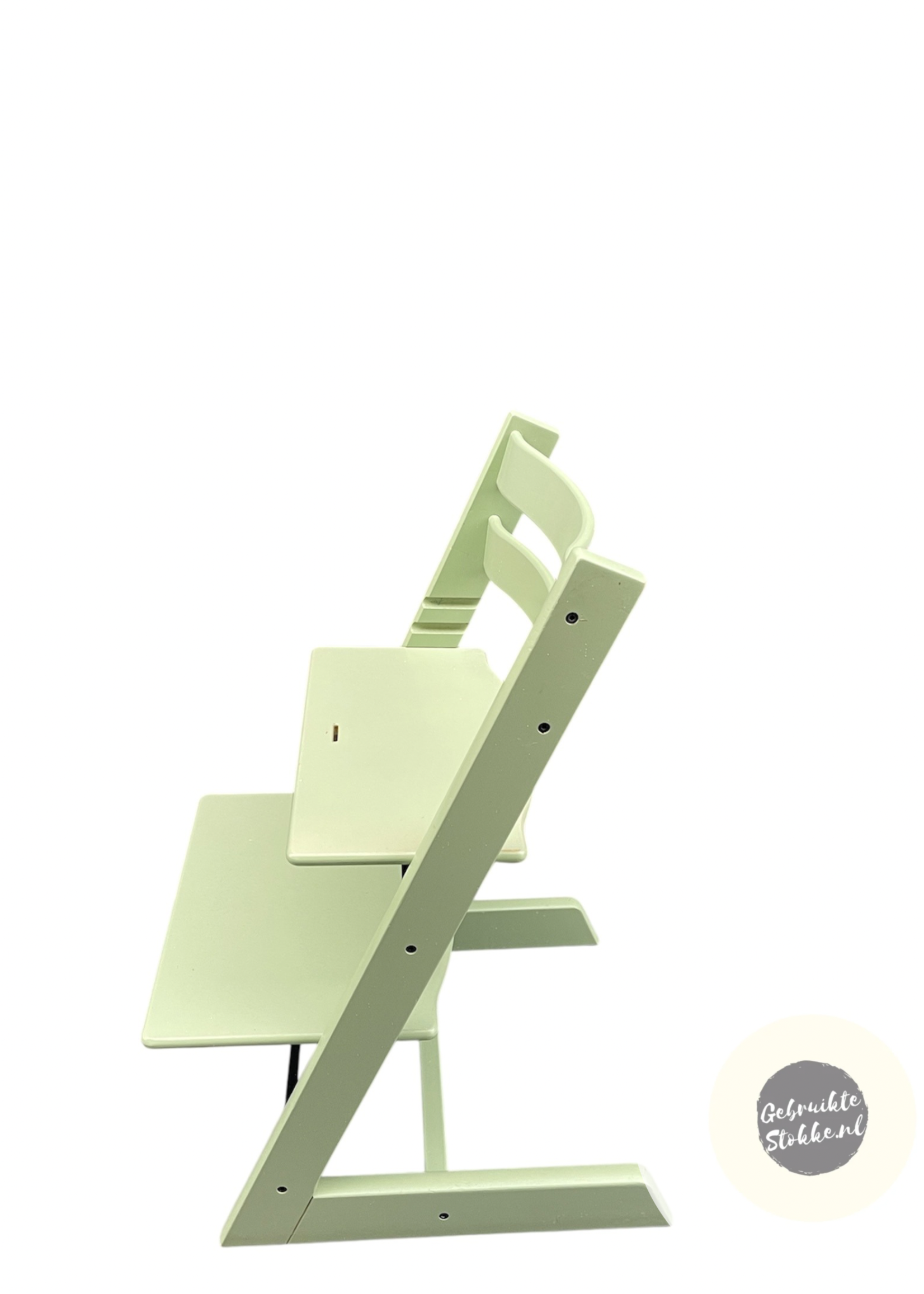 Stokke Tripp Trapp kinderstoel moss green licht gebruikt