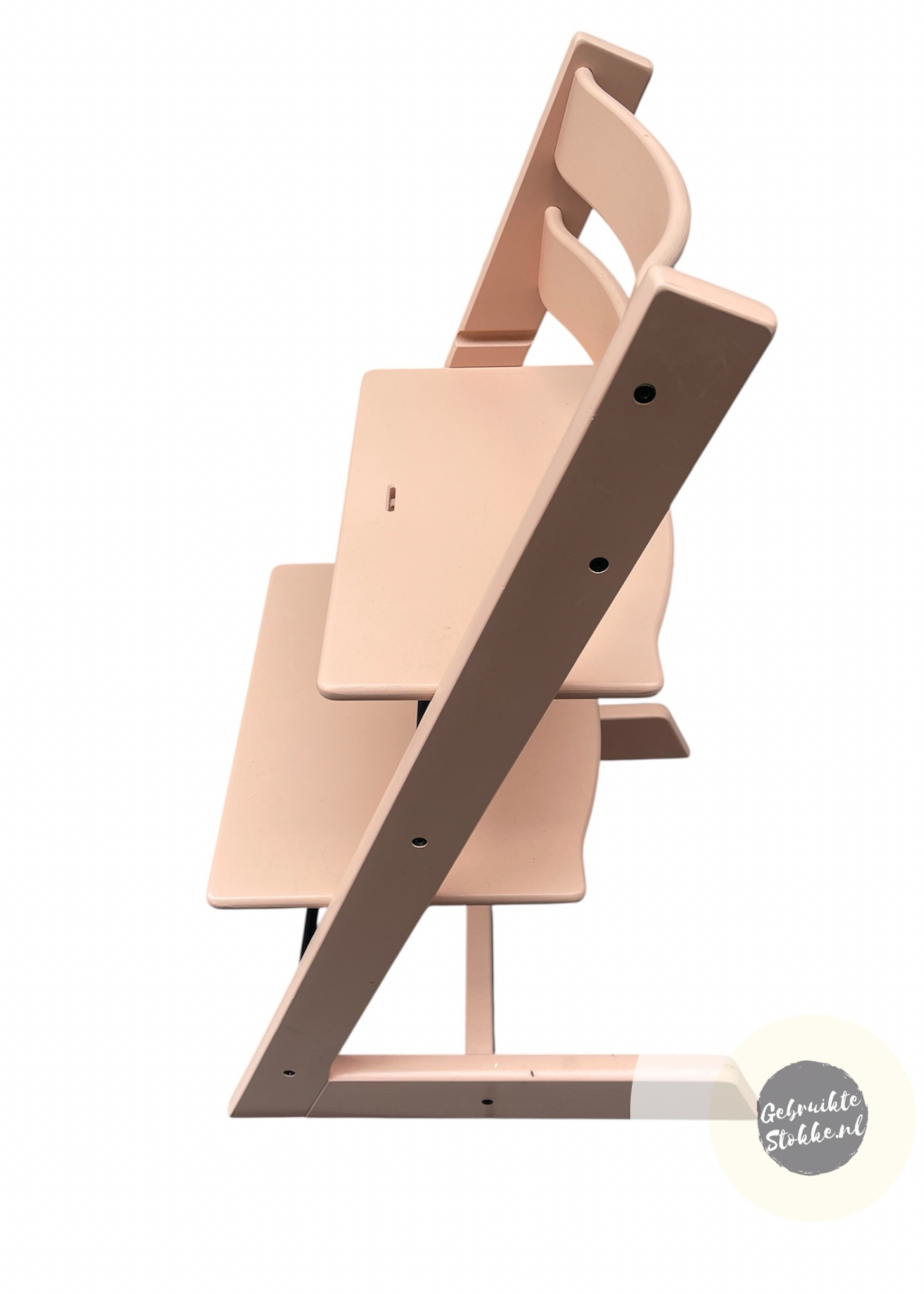 Stokke Tripp Trapp kinderstoel serene pink licht gebruikt