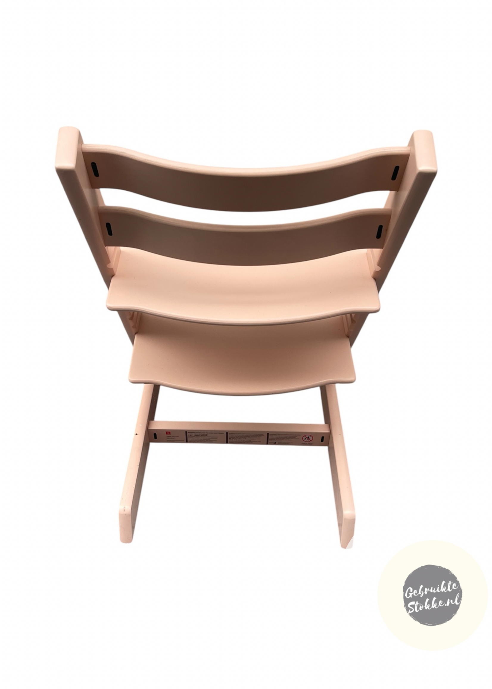 Stokke Tripp Trapp kinderstoel serene pink licht gebruikt