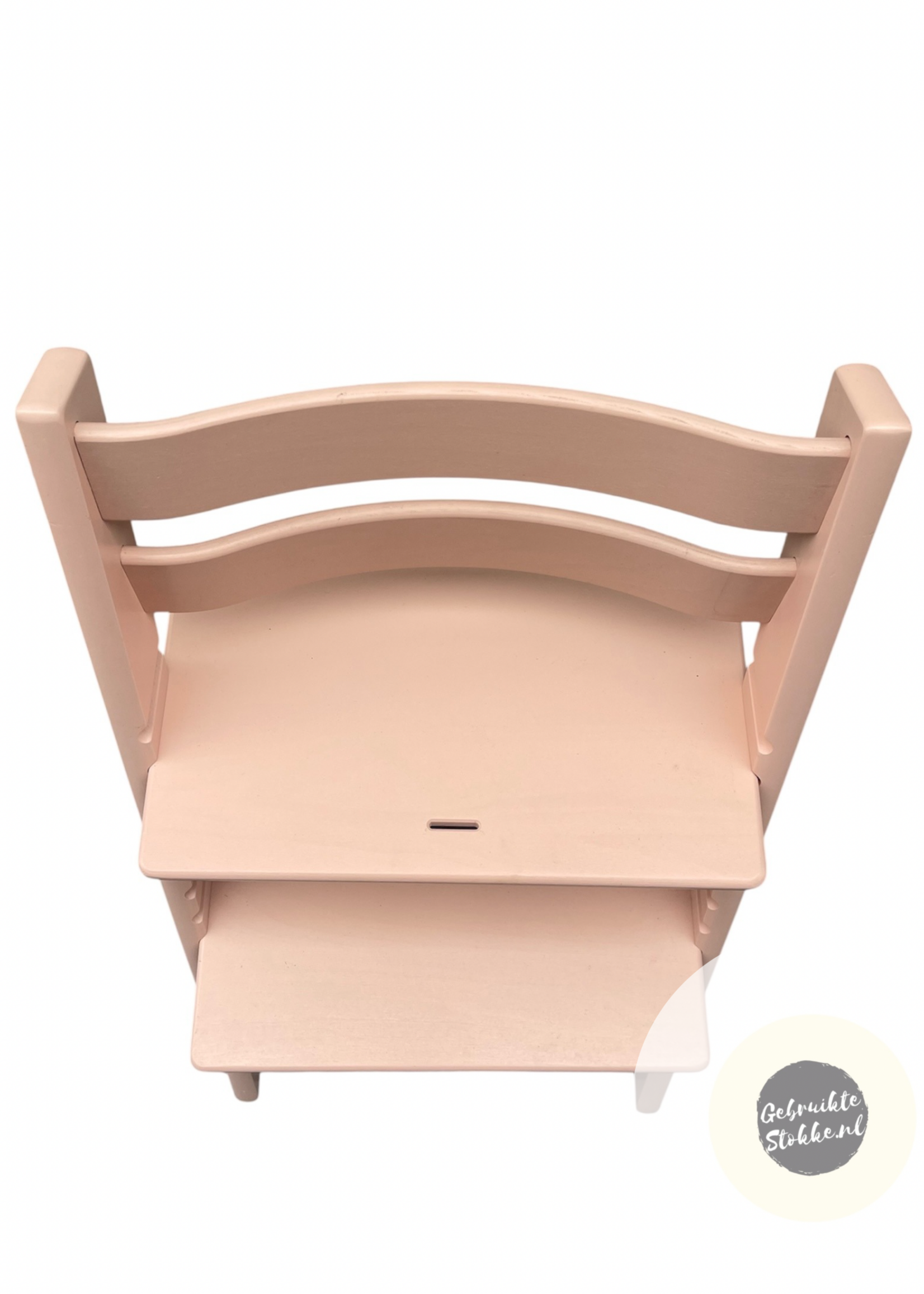 Stokke Tripp Trapp kinderstoel serene pink licht gebruikt