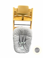 Kinderstoel beuken, licht gebruikt, compleet