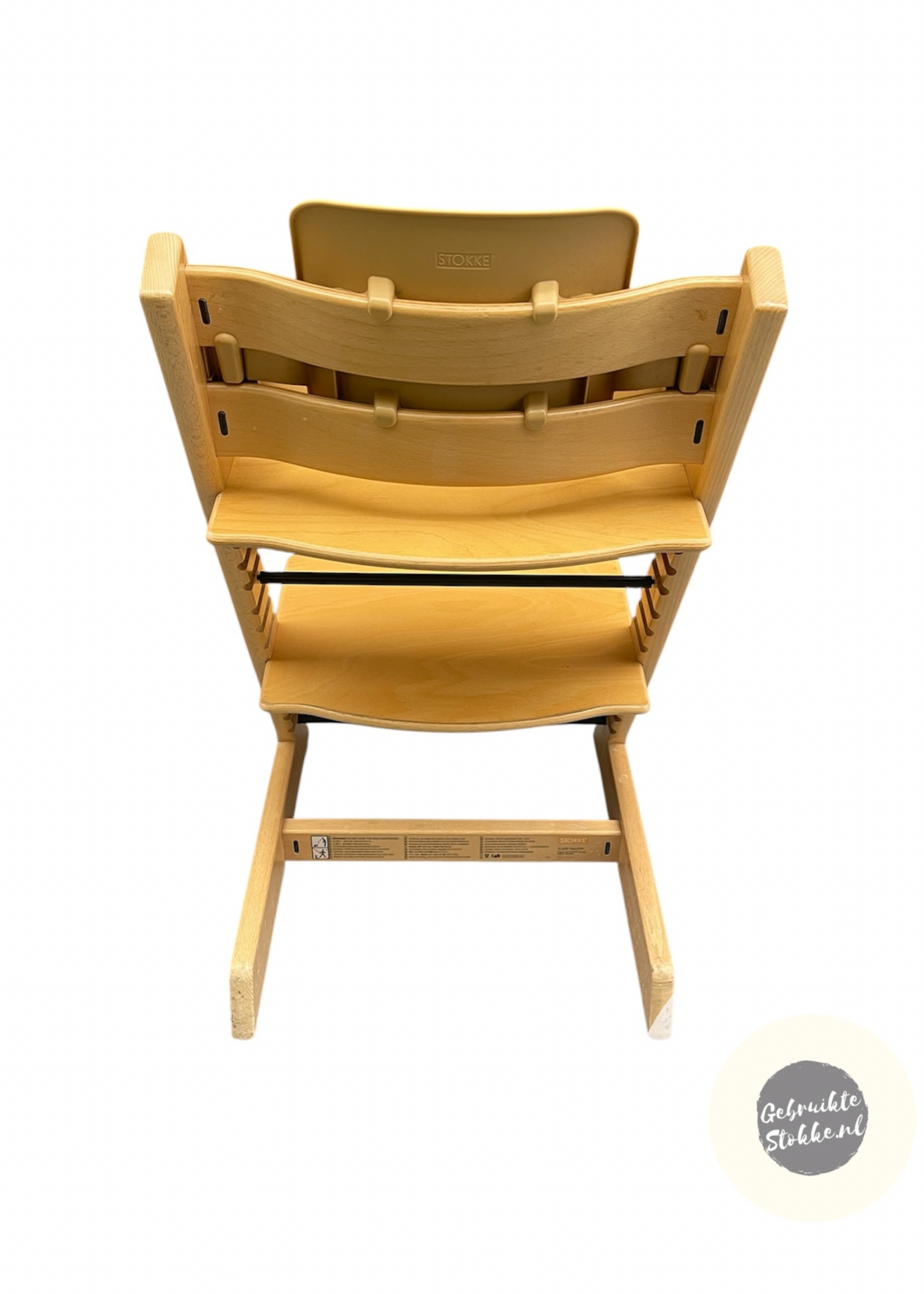 Stokke Tripp Trapp kinderstoel beuken, licht gebruikt, compleet