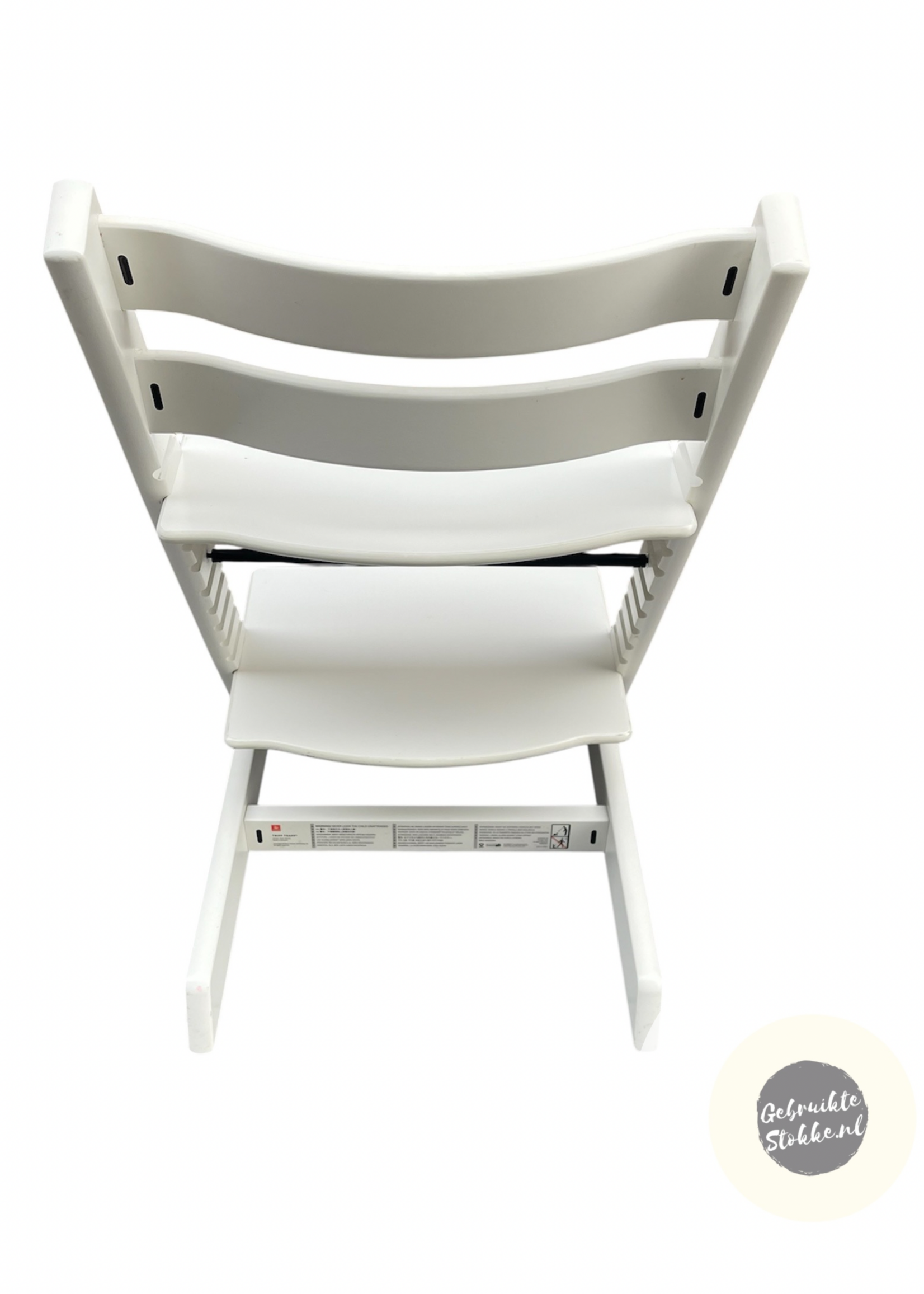 Stokke Tripp Trapp kinderstoel wit zo goed als nieuw