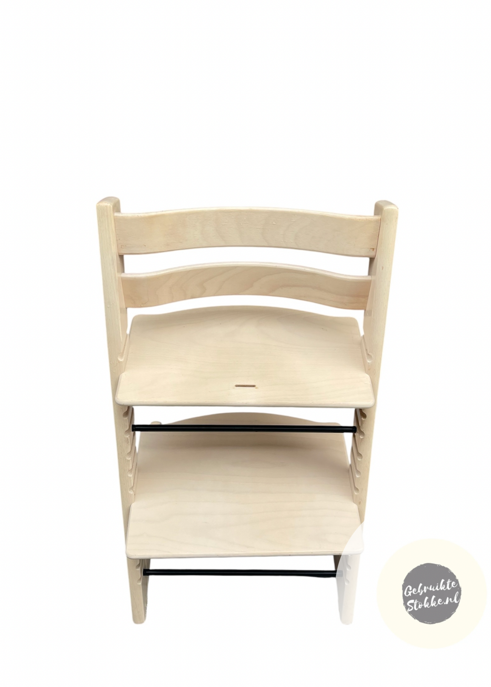 Stokke Tripp Trapp kinderstoel white wash licht gebruikt