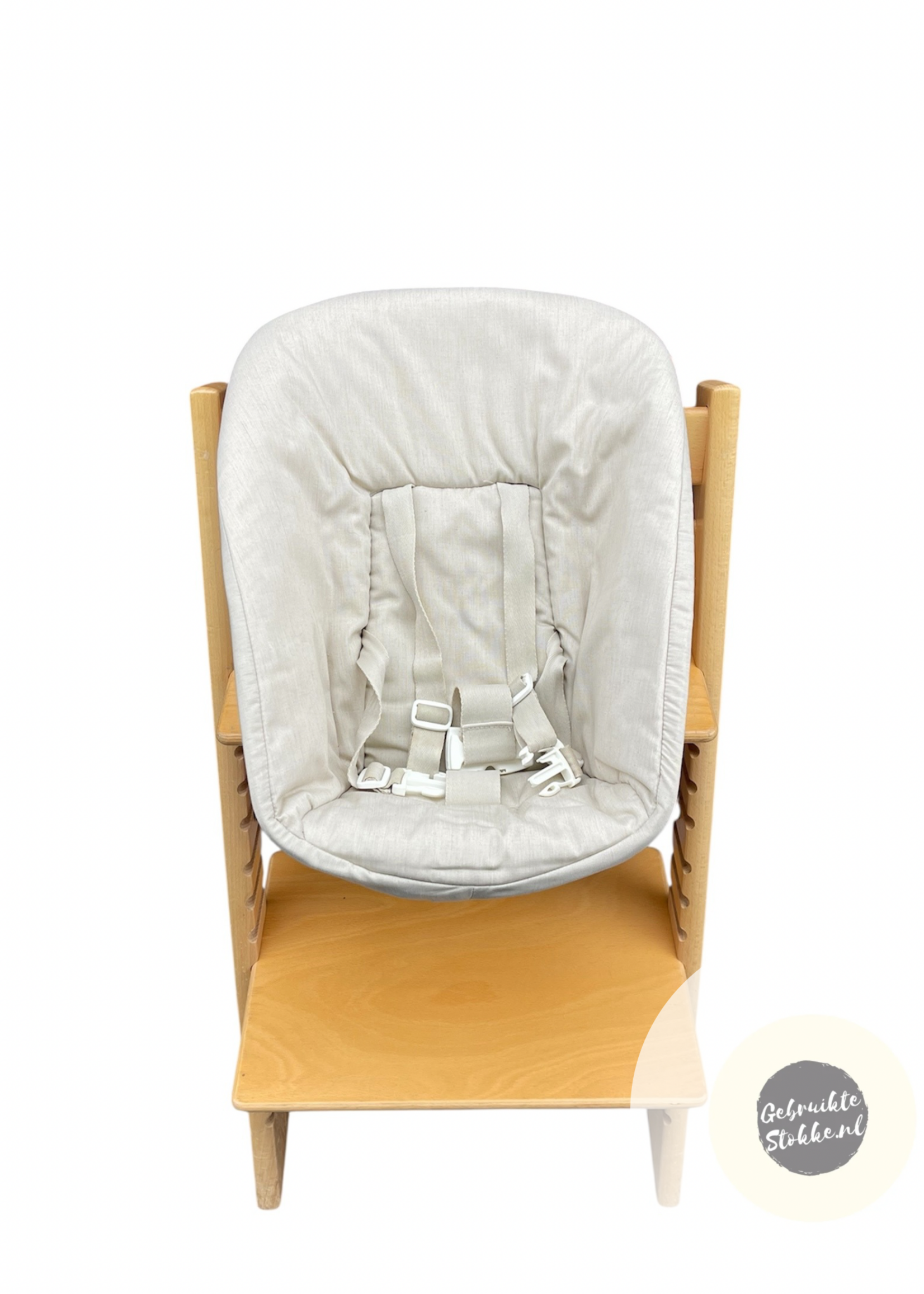 Stokke Tripp Trapp kinderstoel beuken, licht gebruikt, compleet