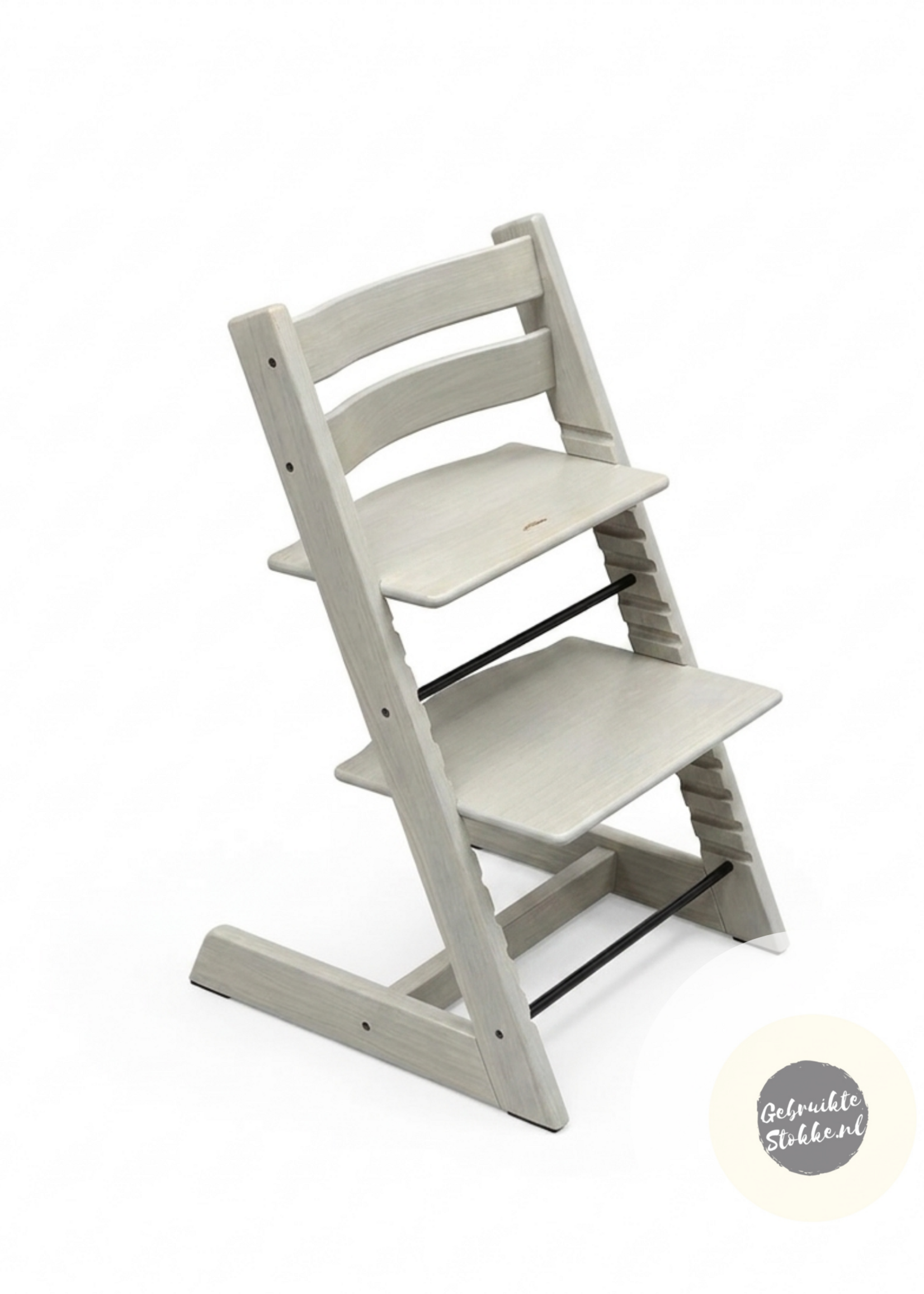 Stokke Tripp Trapp oak greywash licht gebruikt