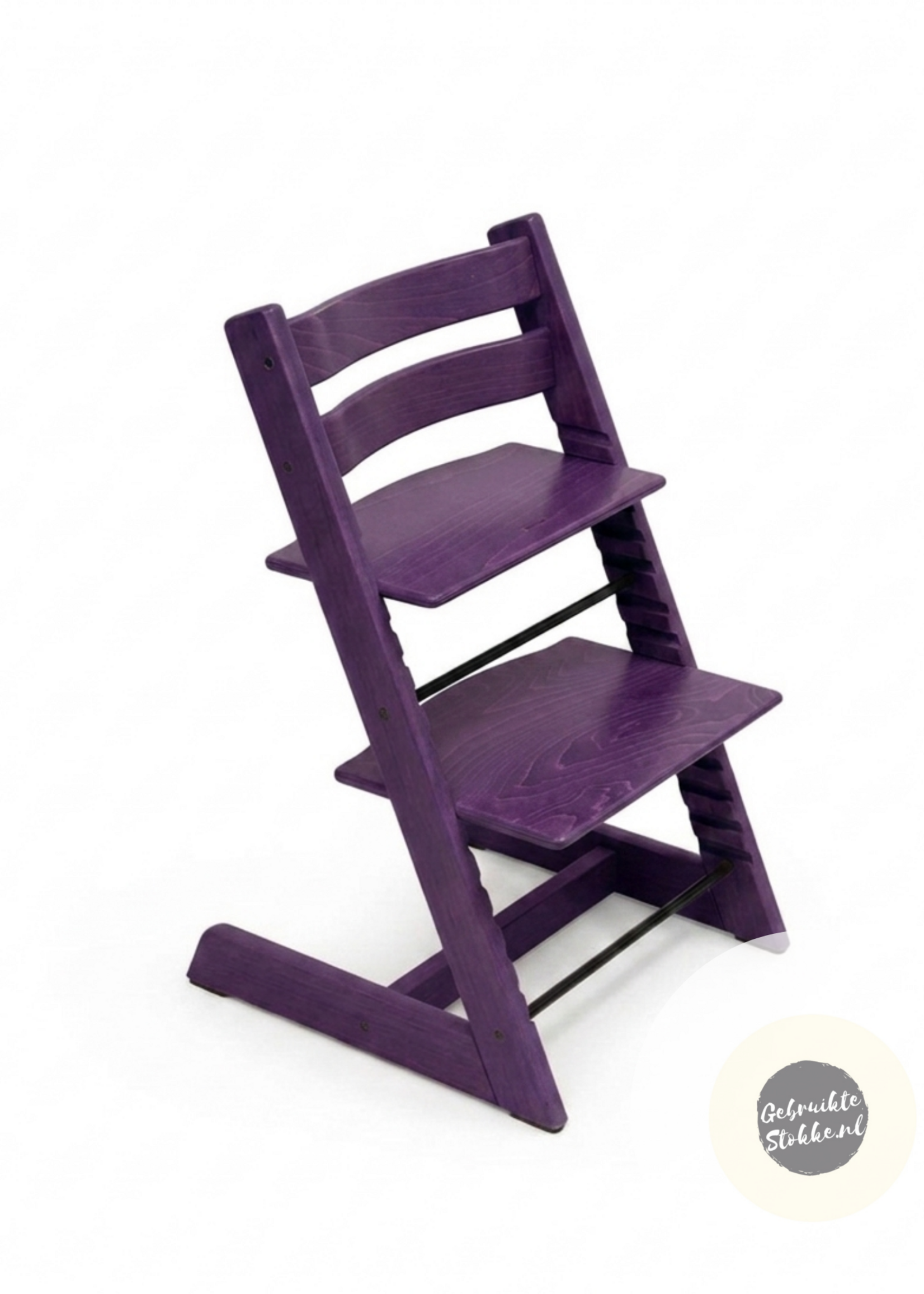 Stokke Tripp Trapp kinderstoel plum purple licht gebruikt