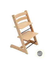 Kinderstoel beuken licht gebruikt