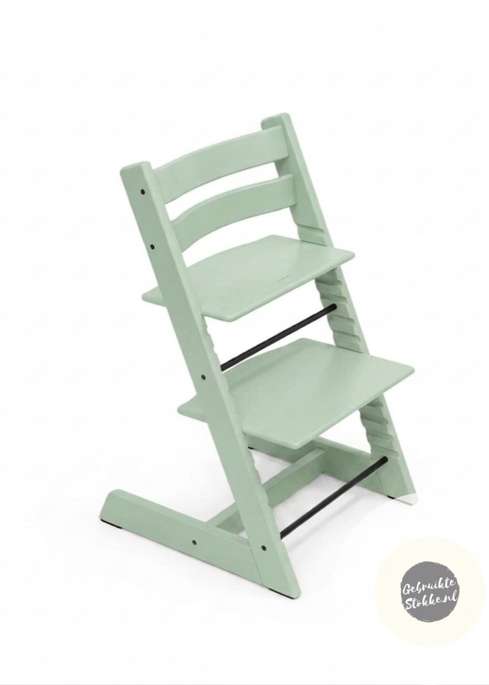 Stokke Tripp Trapp kinderstoel moss green licht gebruikt