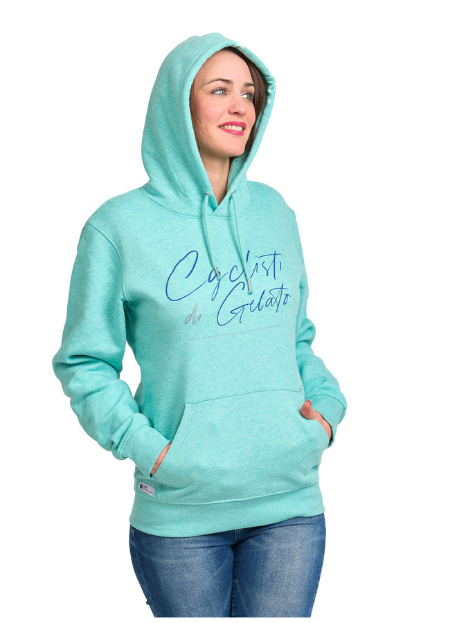 Hoodie mid heather green