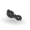 Derailleur hanger Alloy black 12mm axle