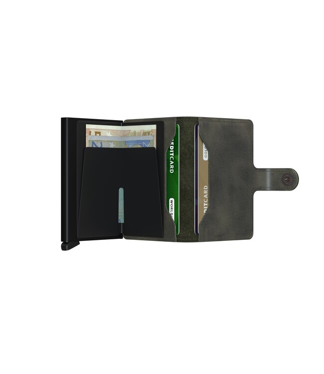 Secrid Miniwallet Vintage Olive Black