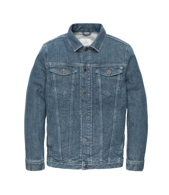 Cast Iron Short jacket Mid Blue Wash Mid Blue Wash - CDJ201500-MBW